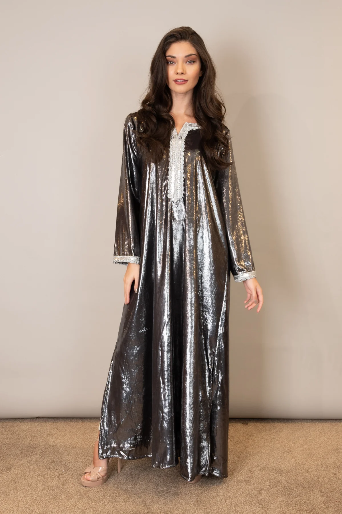 Grey Maxi Dress - Image 3
