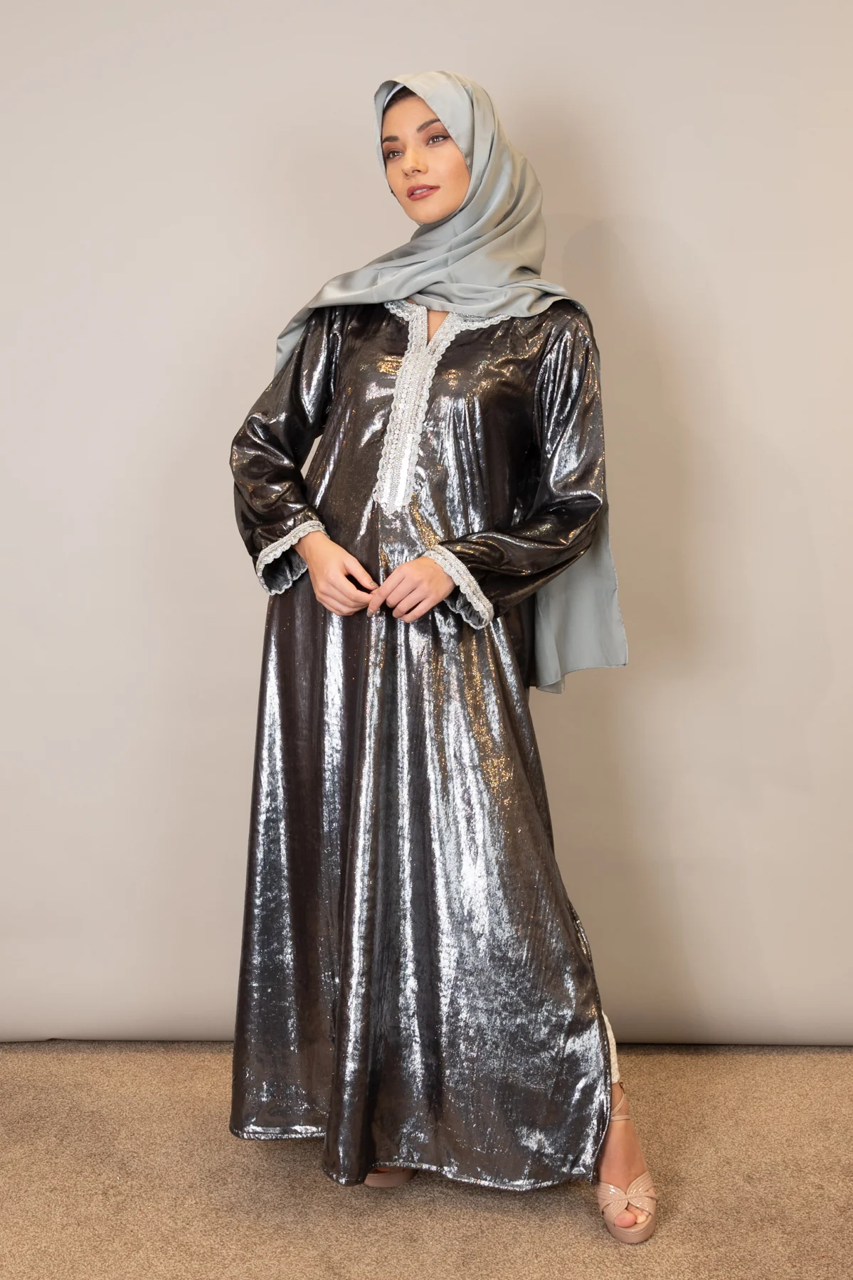 Grey Maxi Dress - Image 5