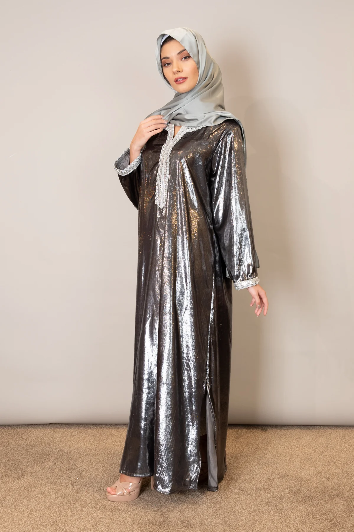 Grey Maxi Dress - Image 6