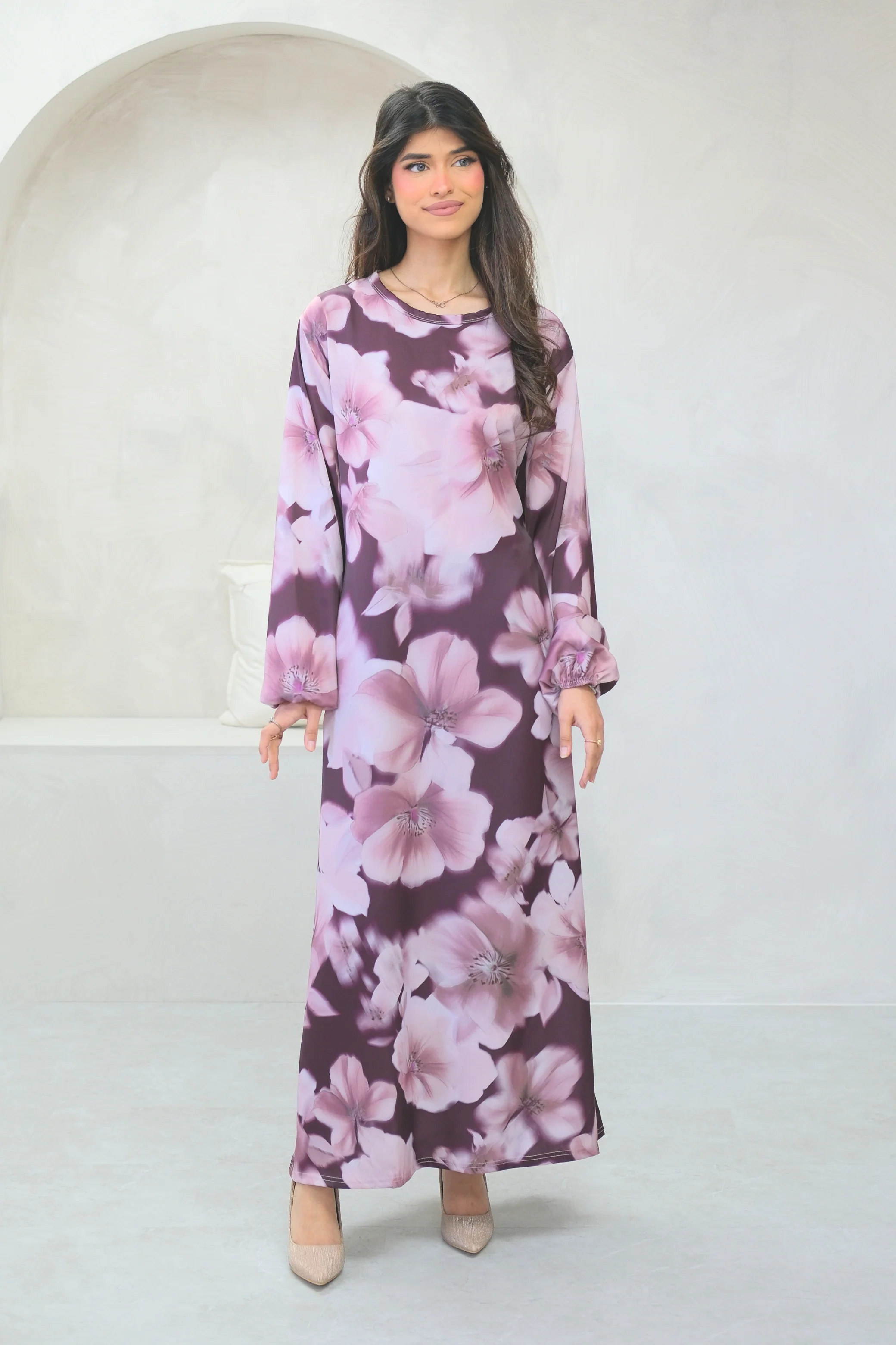 Elyra Blush Bloom Dress