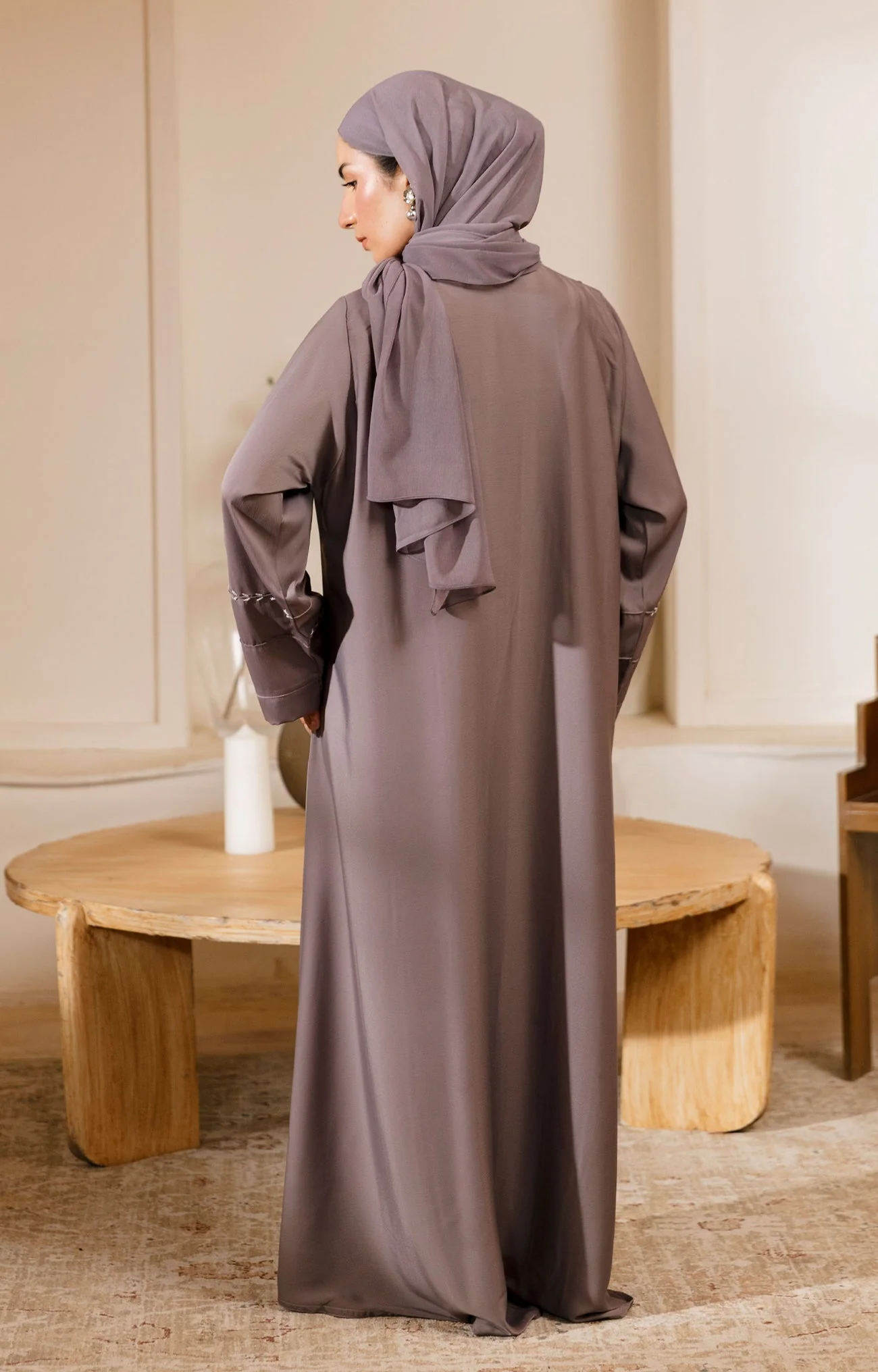 Elia Mauve Abaya - Image 4