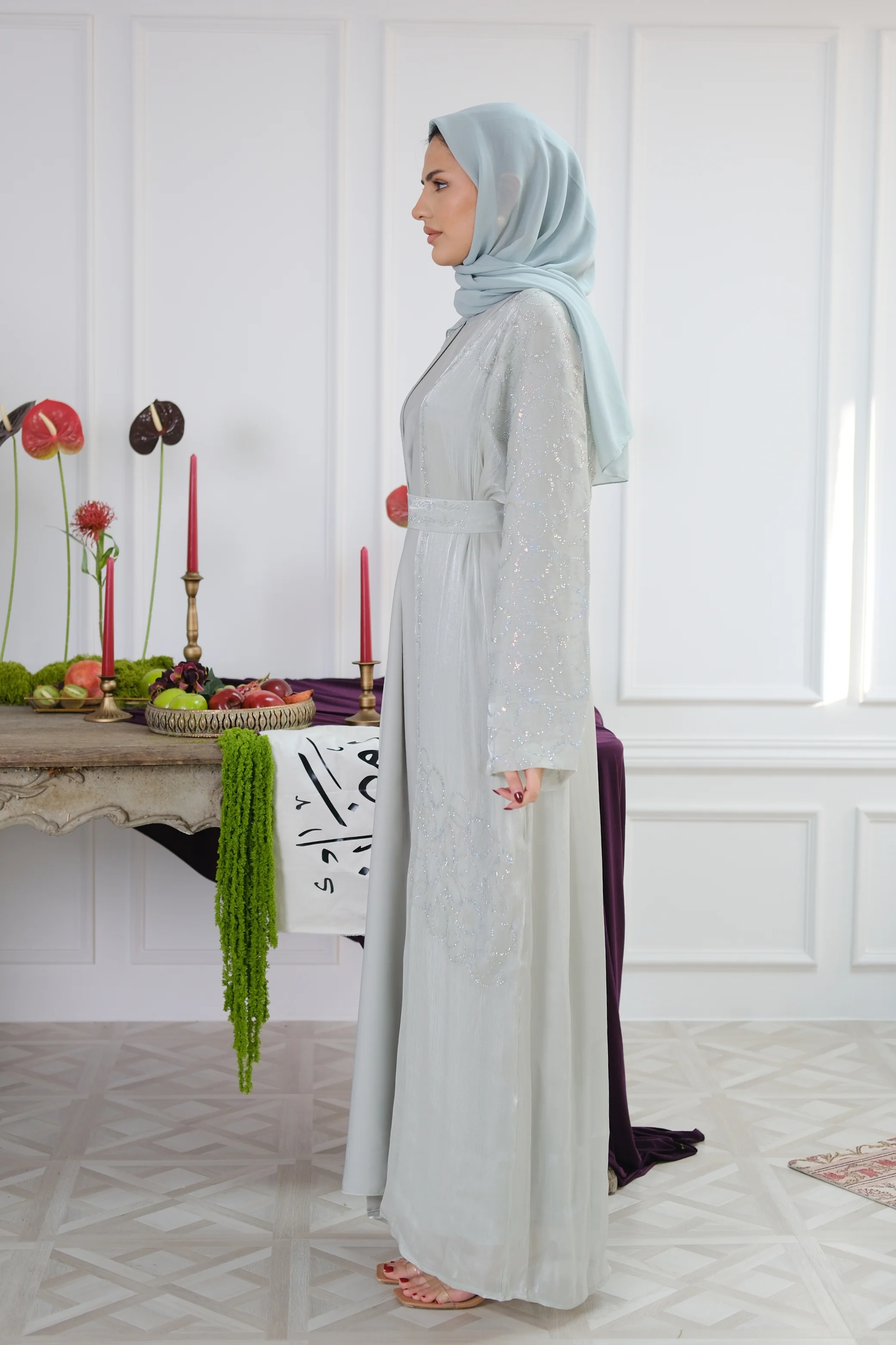 Sage Veil Abaya - Image 6
