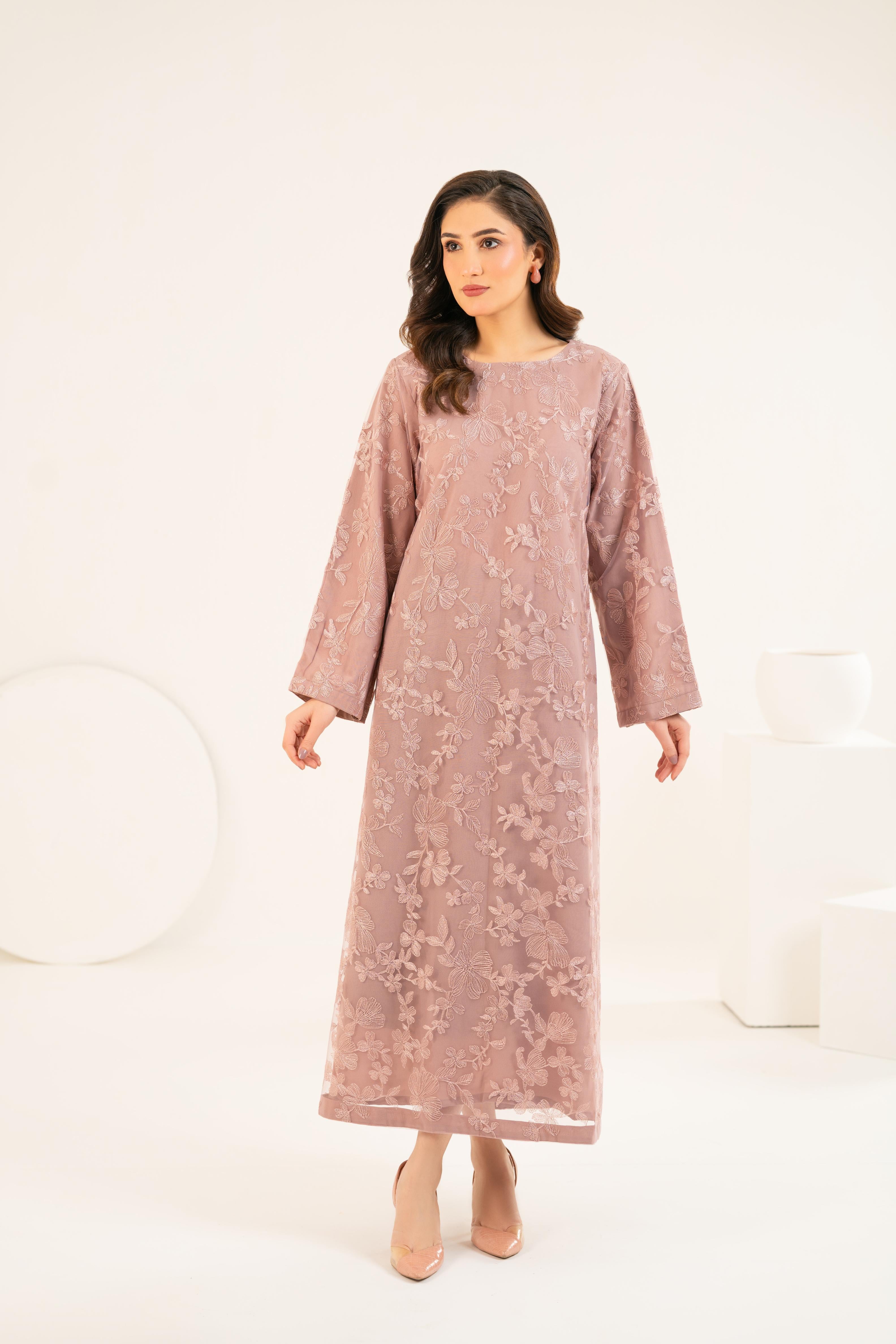 Amara Blush Midi Dress - Image 5