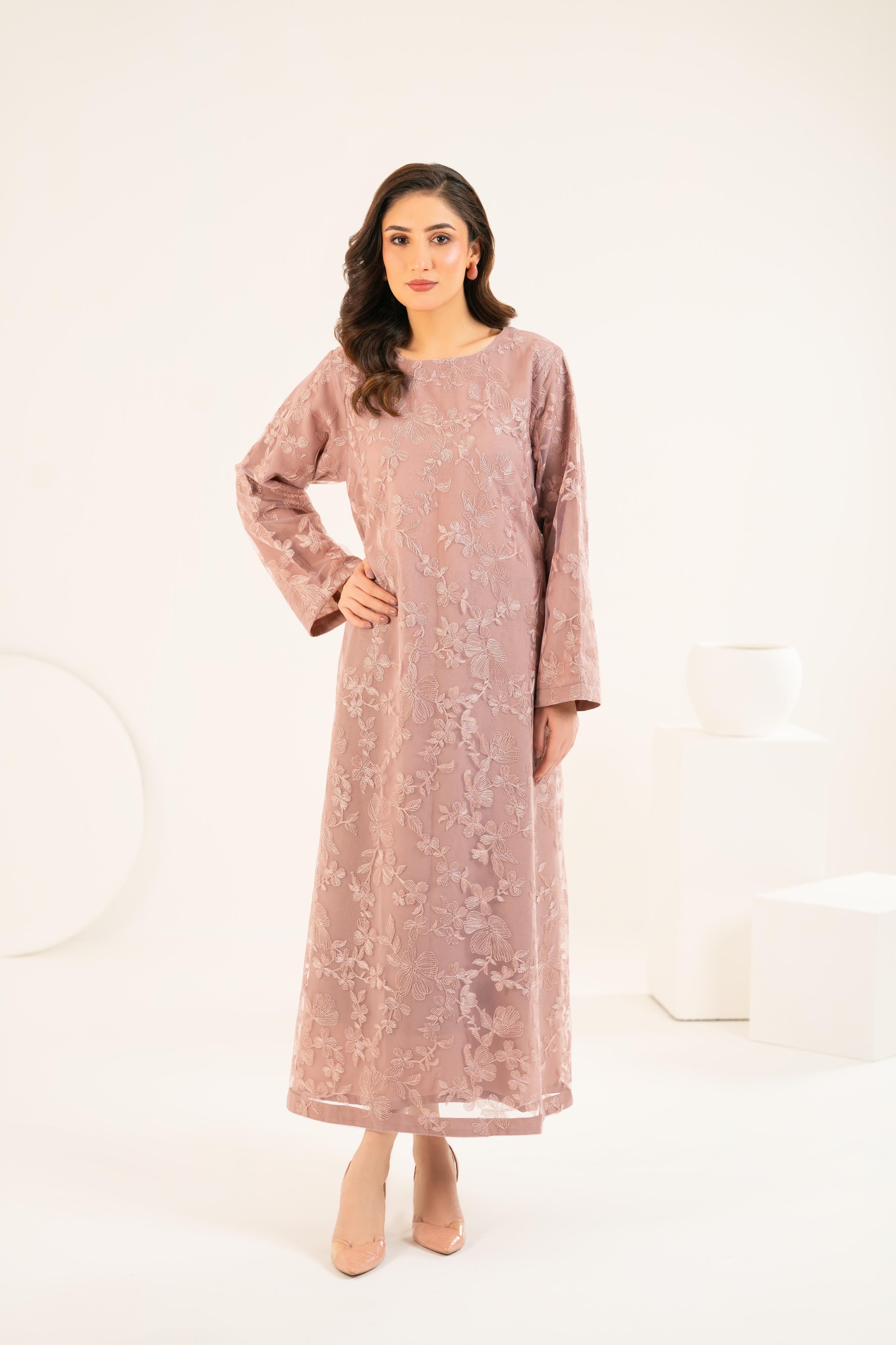Amara Blush Midi Dress - Image 6