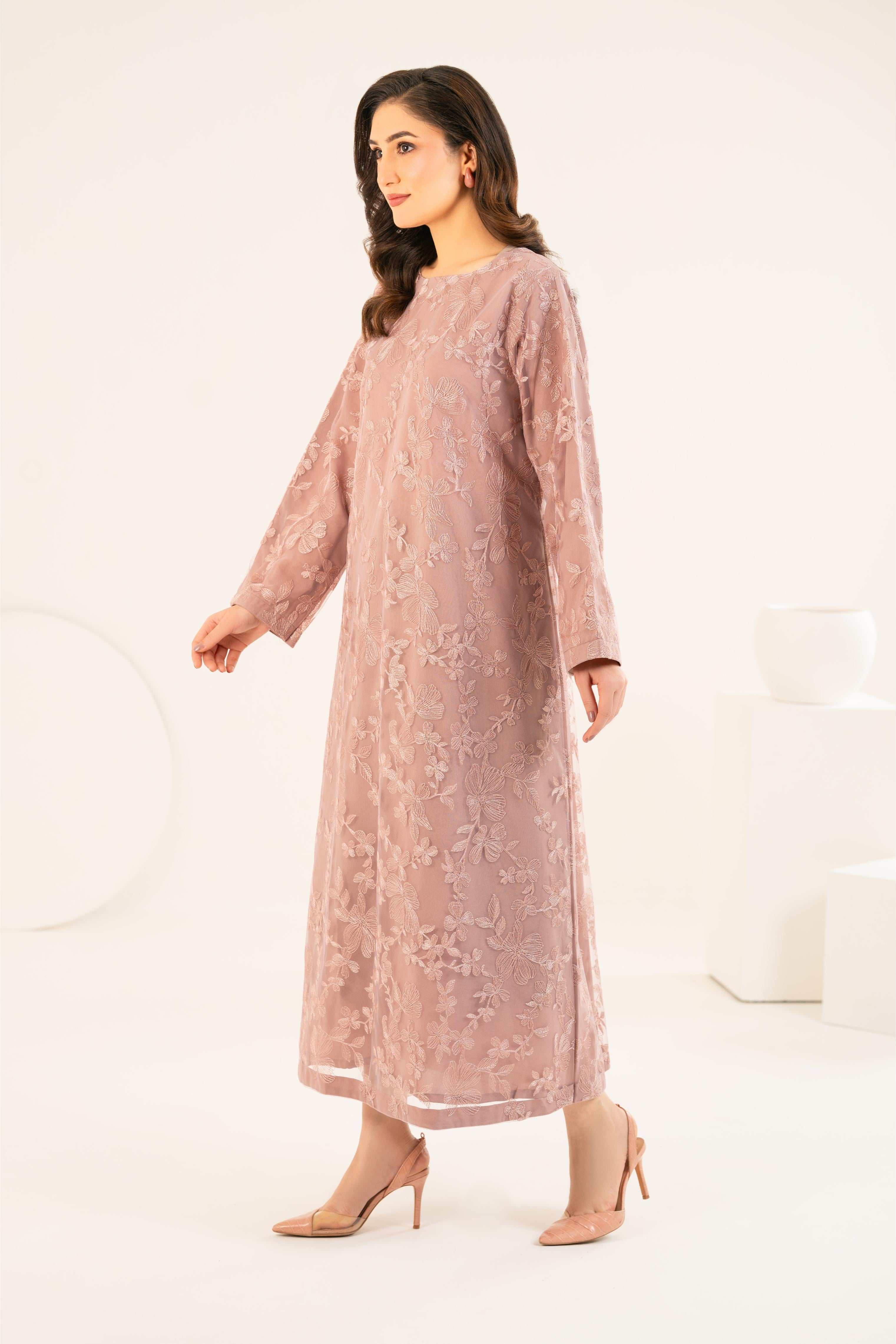 Amara Blush Midi Dress - Image 7