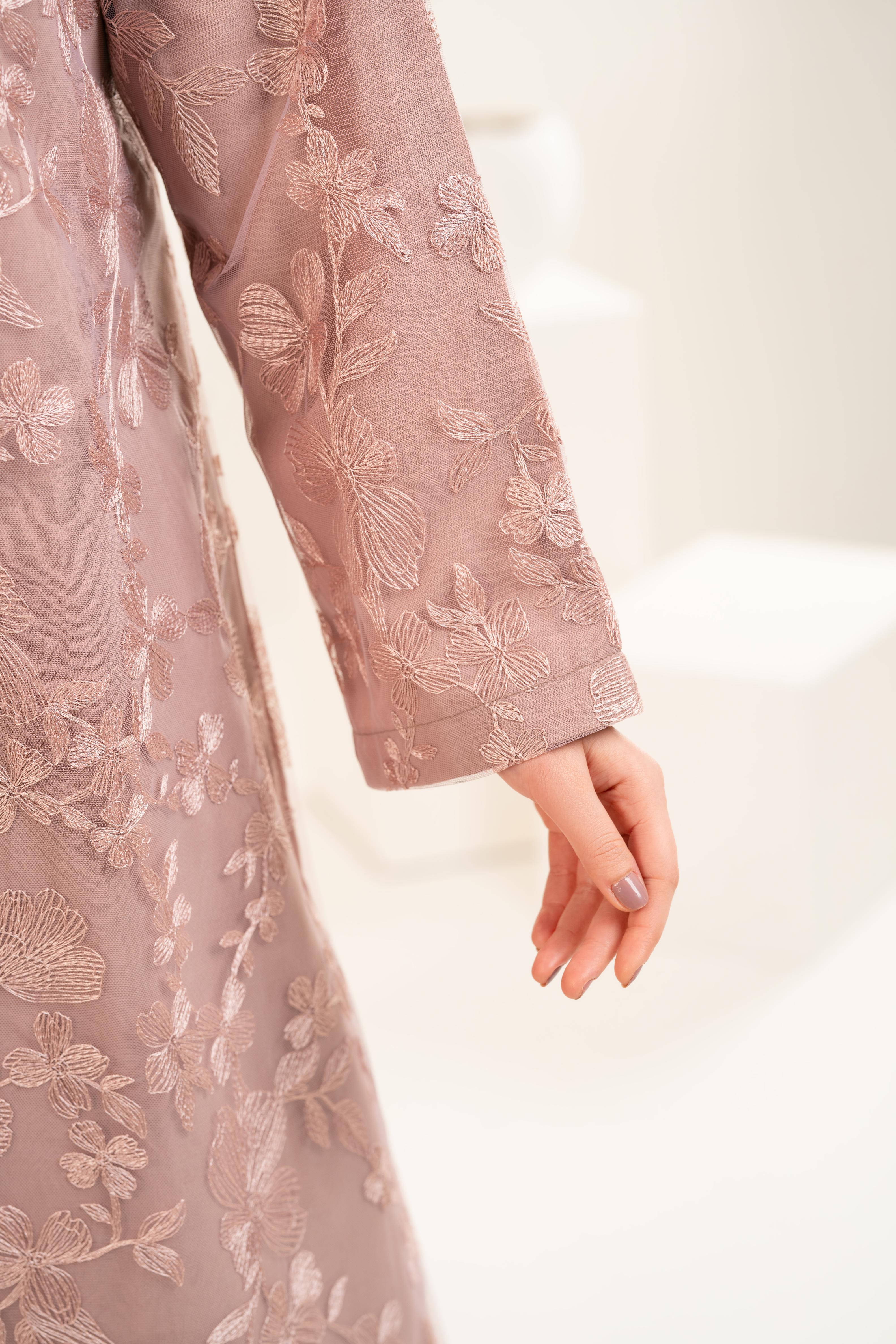 Amara Blush Midi Dress - Image 9