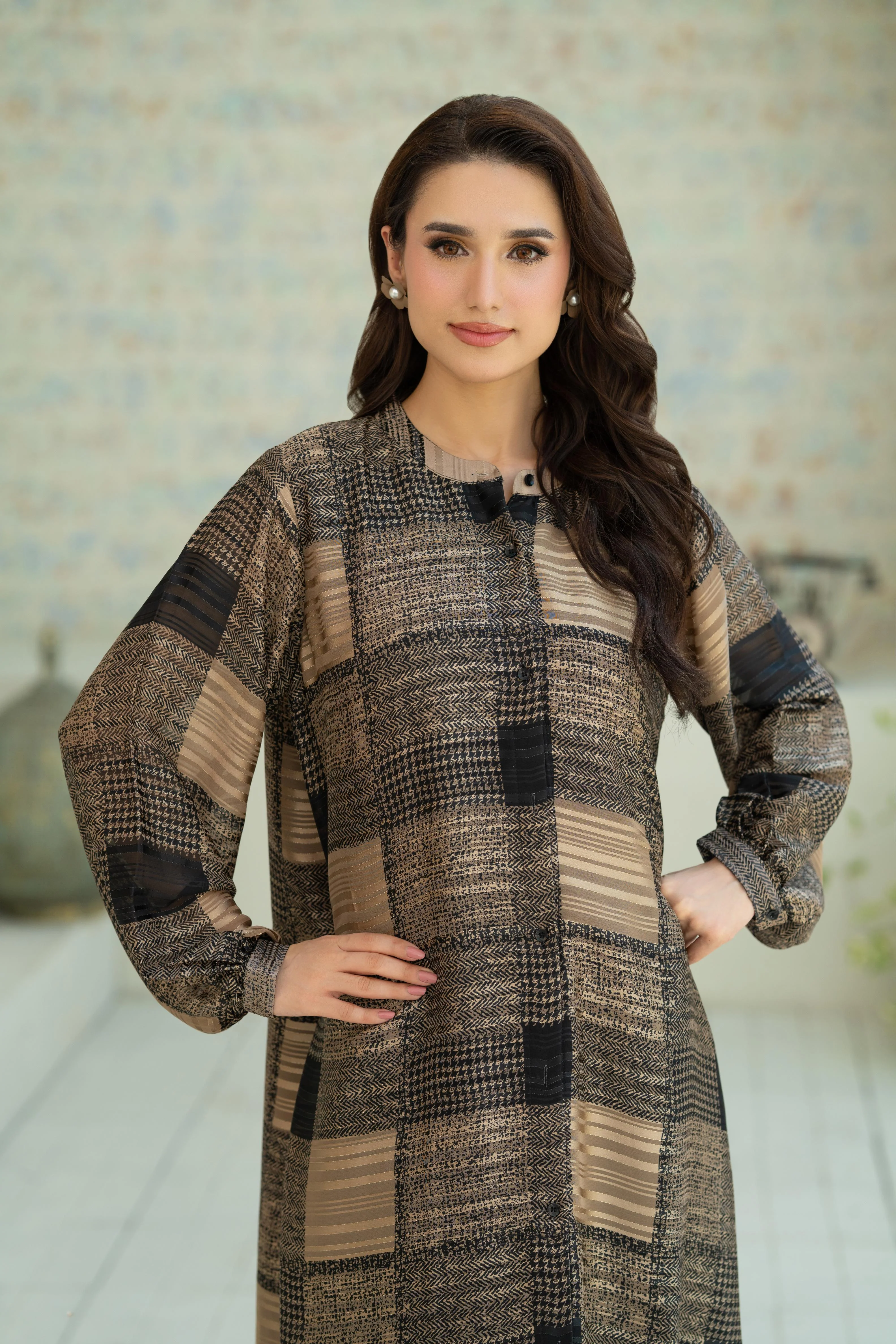 Arden Patchwork Maxi Dress - Image 2