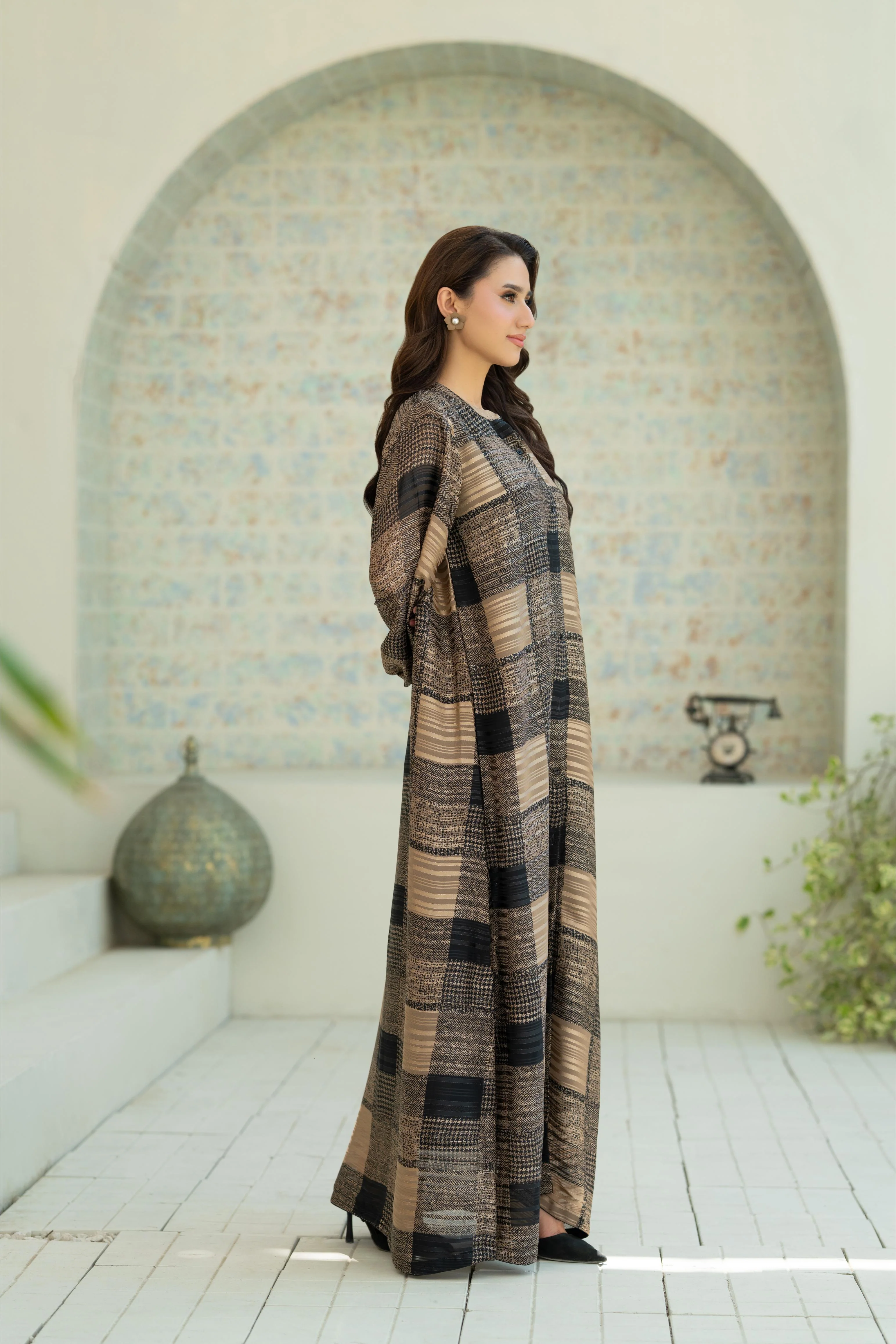 Arden Patchwork Maxi Dress - Image 5