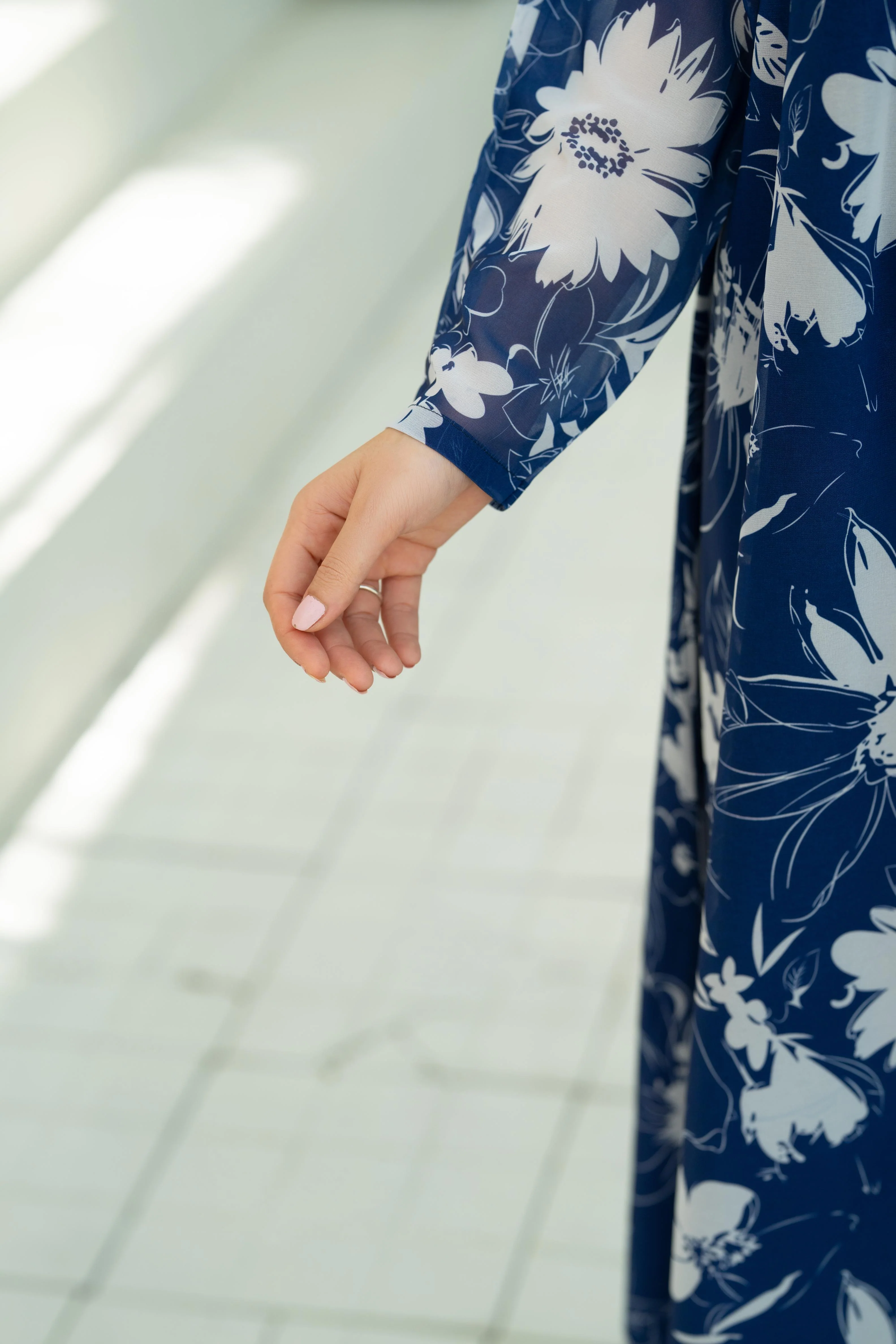 Blue Petal Dress - Image 8