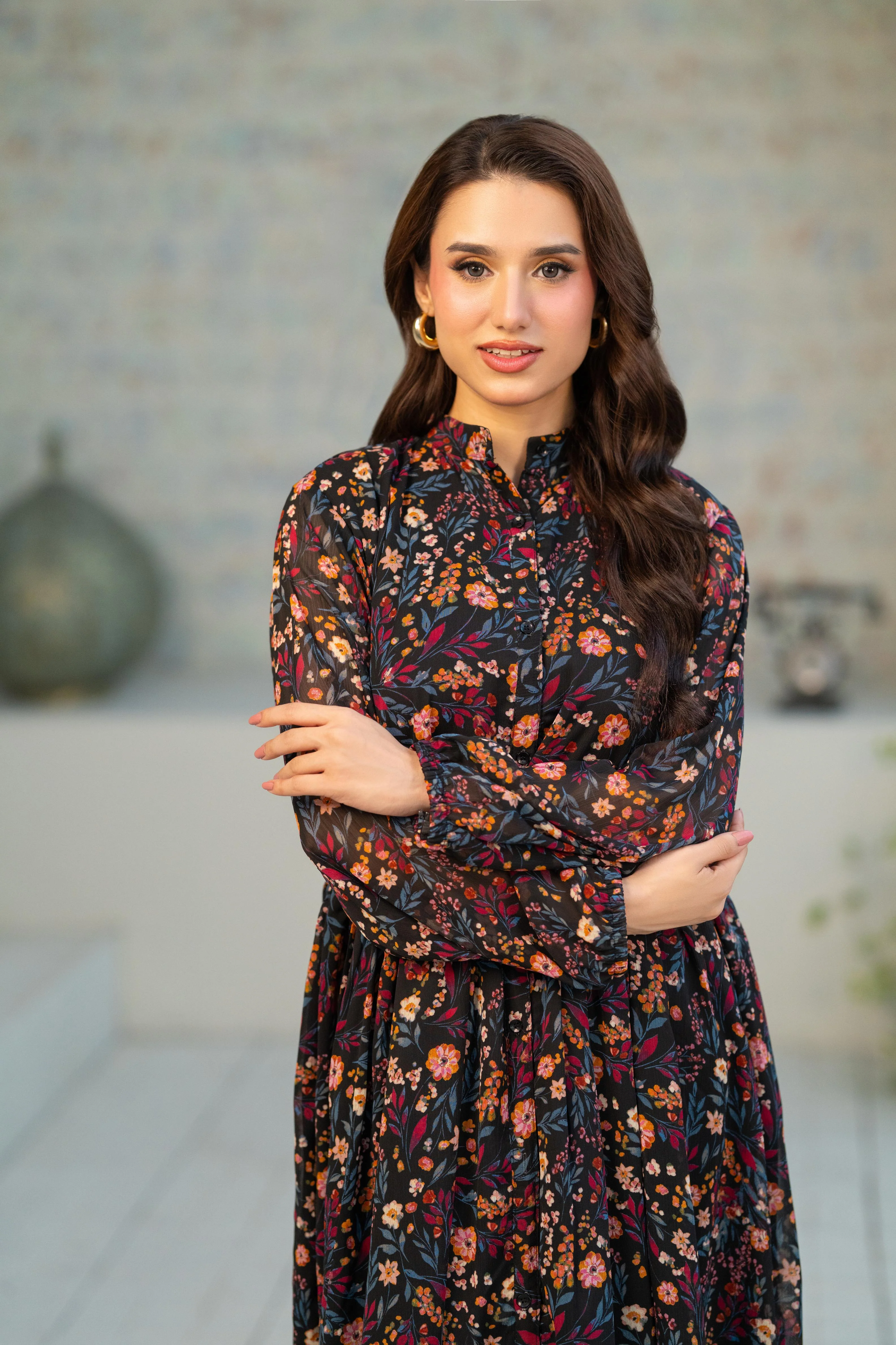 Bloom Print Dress - Image 2