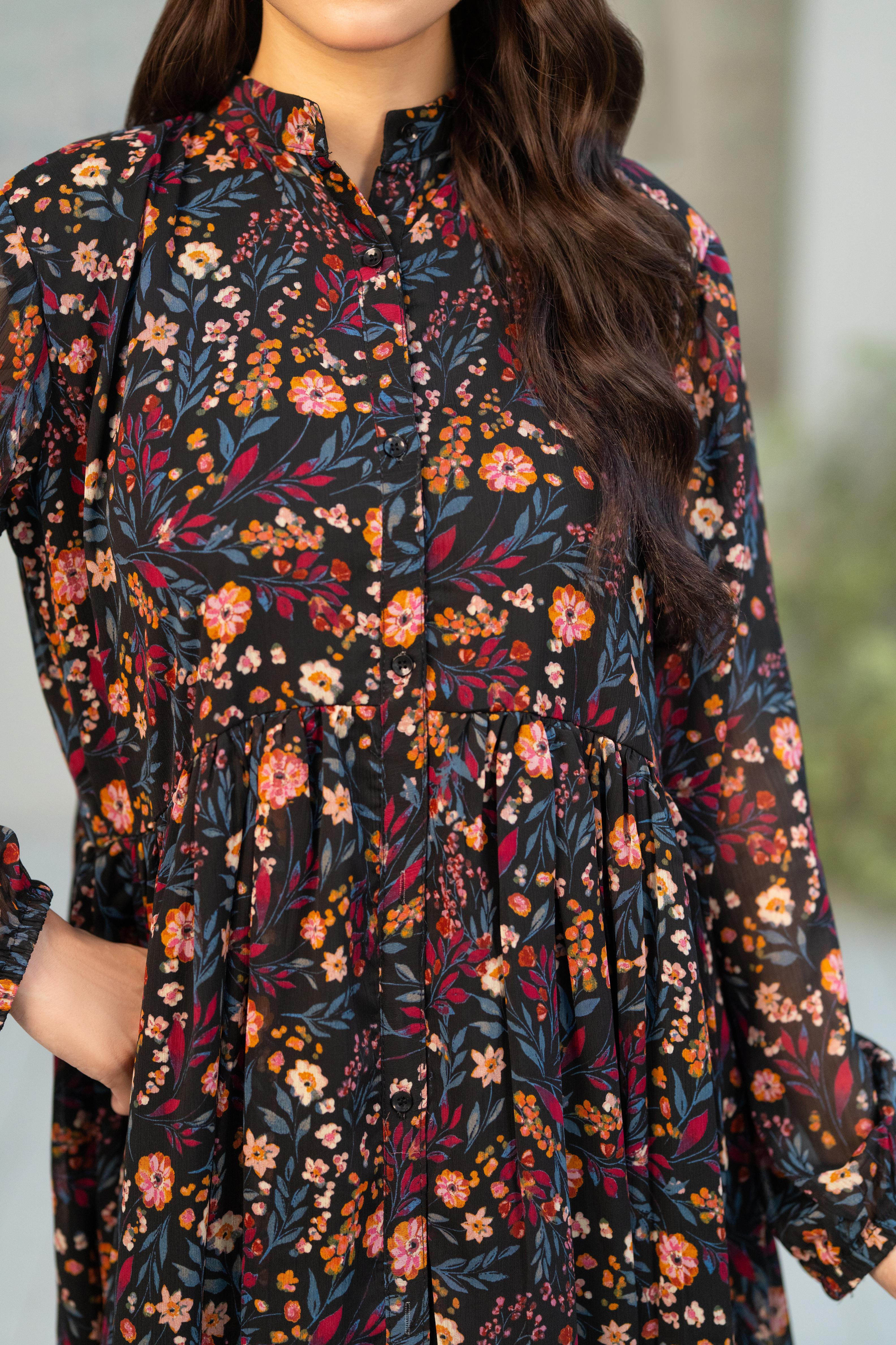 Bloom Print Dress - Image 6