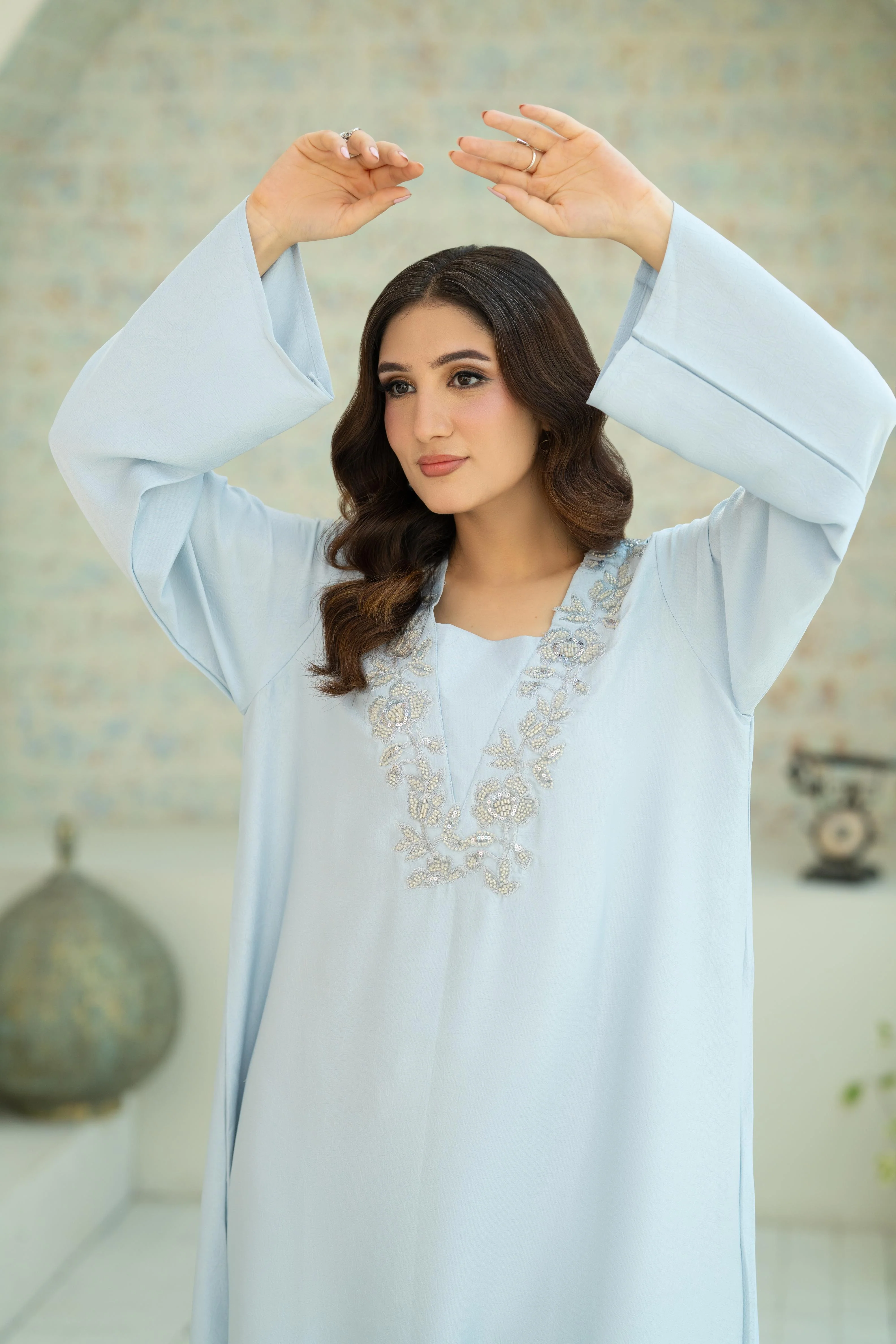 Mint Petal Kaftan - Image 8