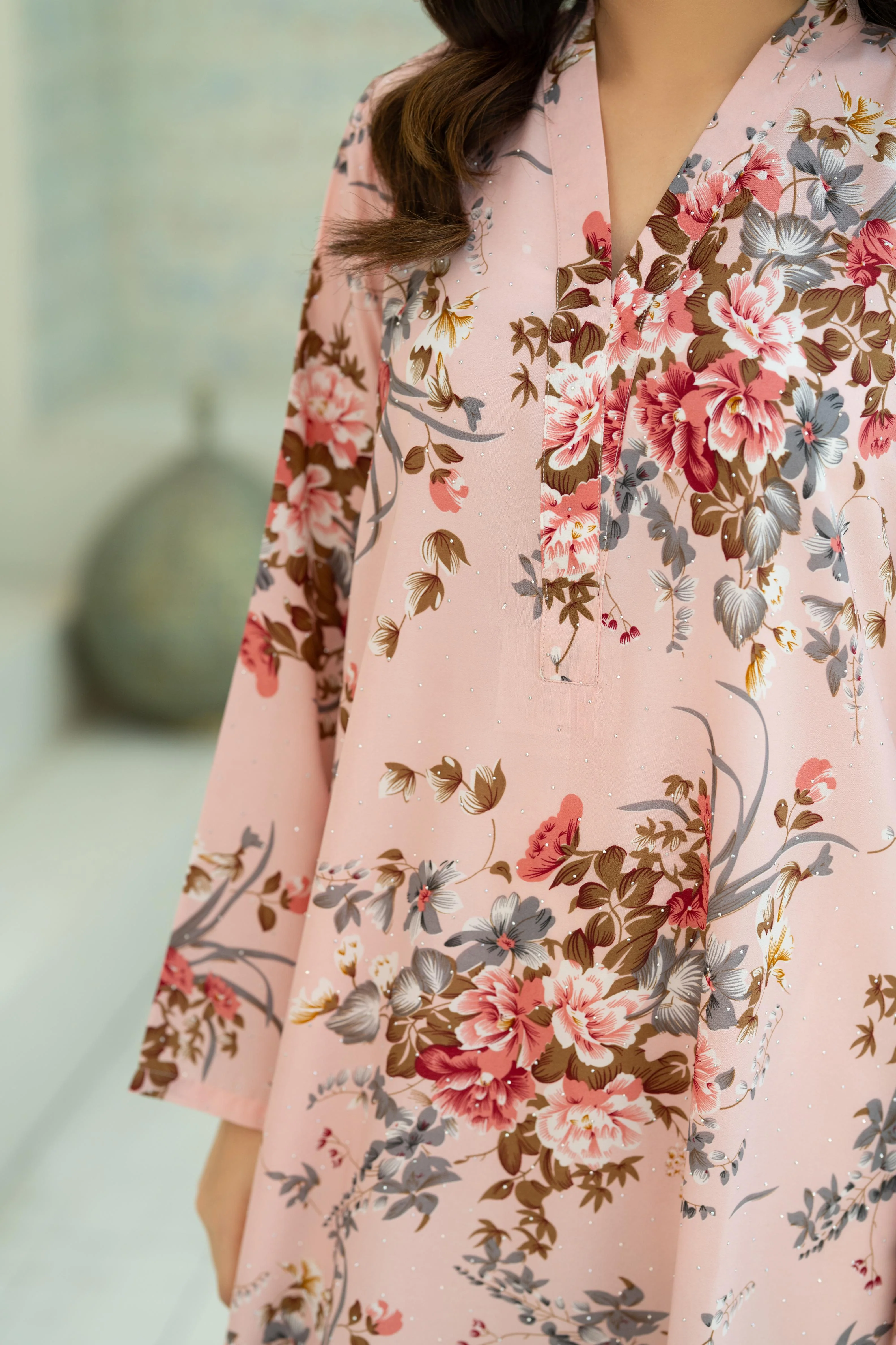 Blush Bloom Kaftan - Image 7