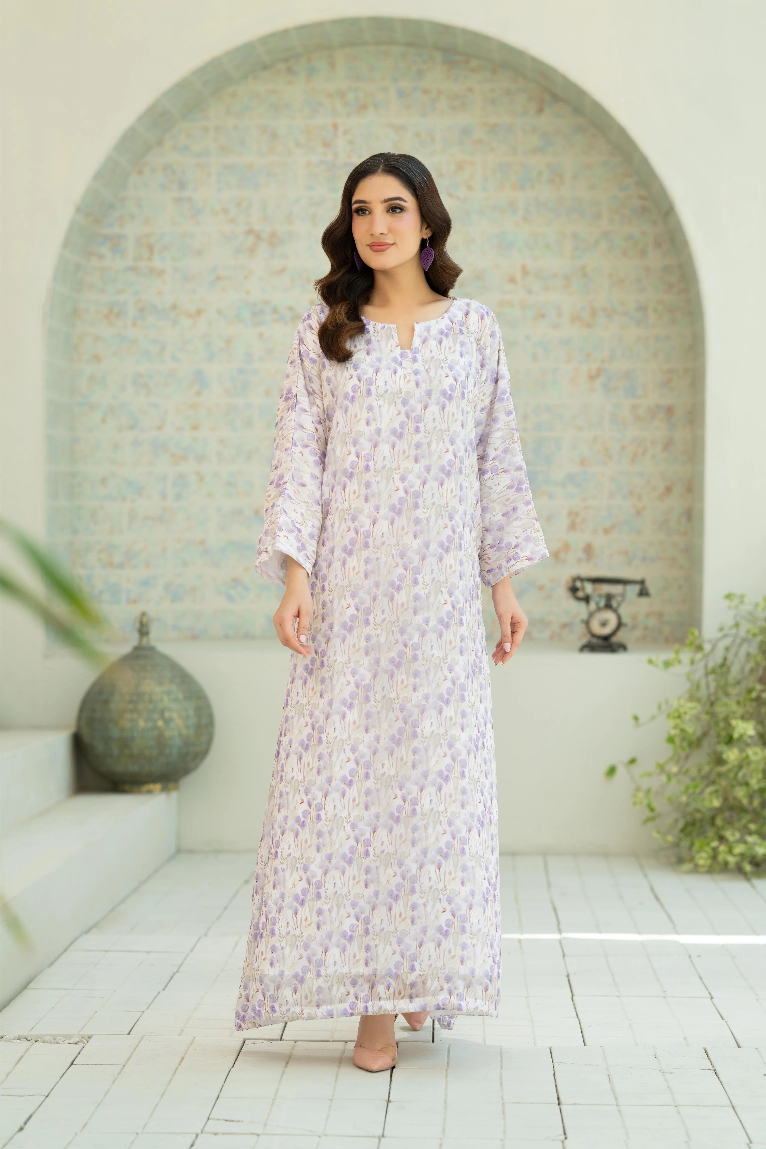 Lilac Bloom Kaftan - Image 5