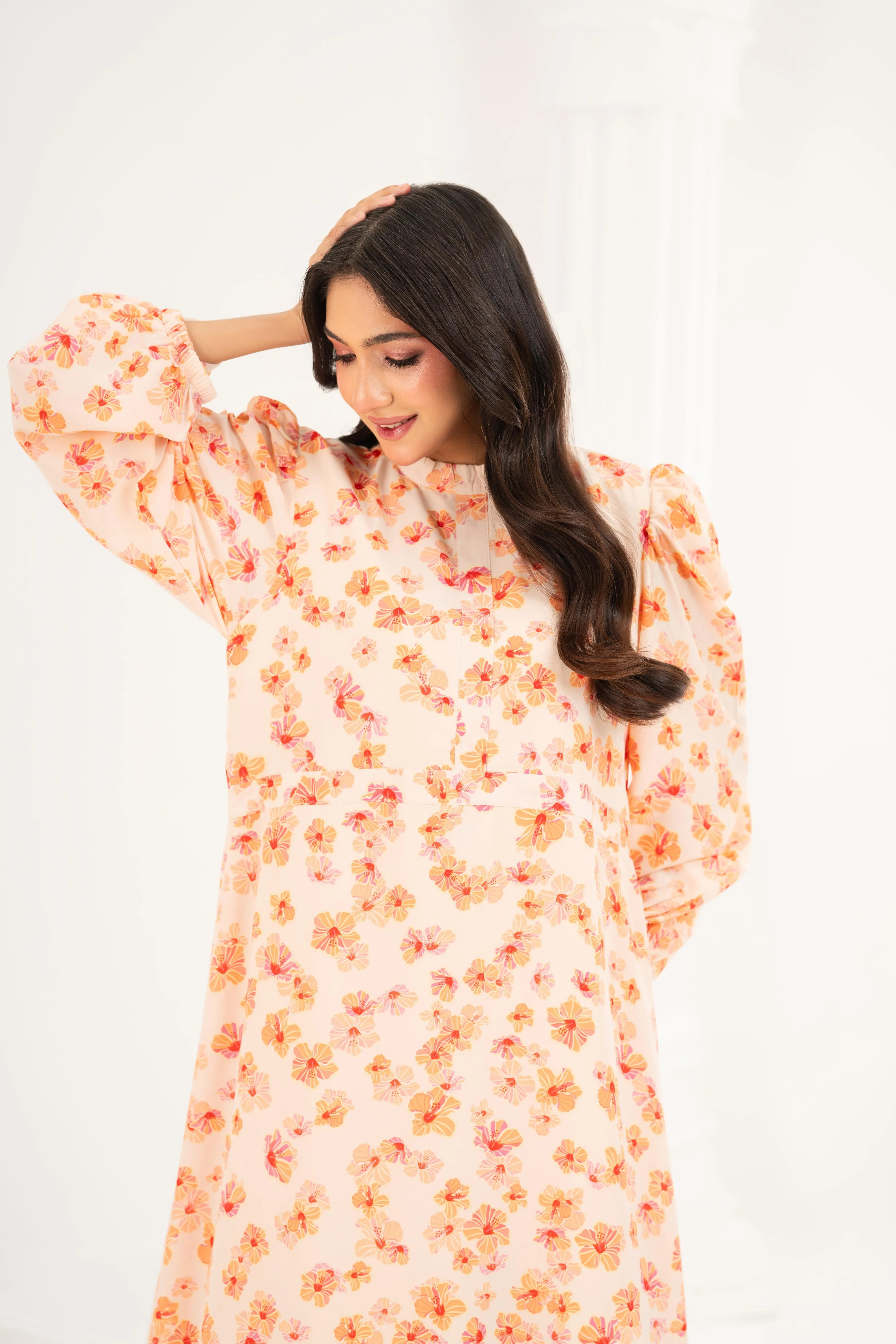 Sunset Floral Maxi Dress - Image 7