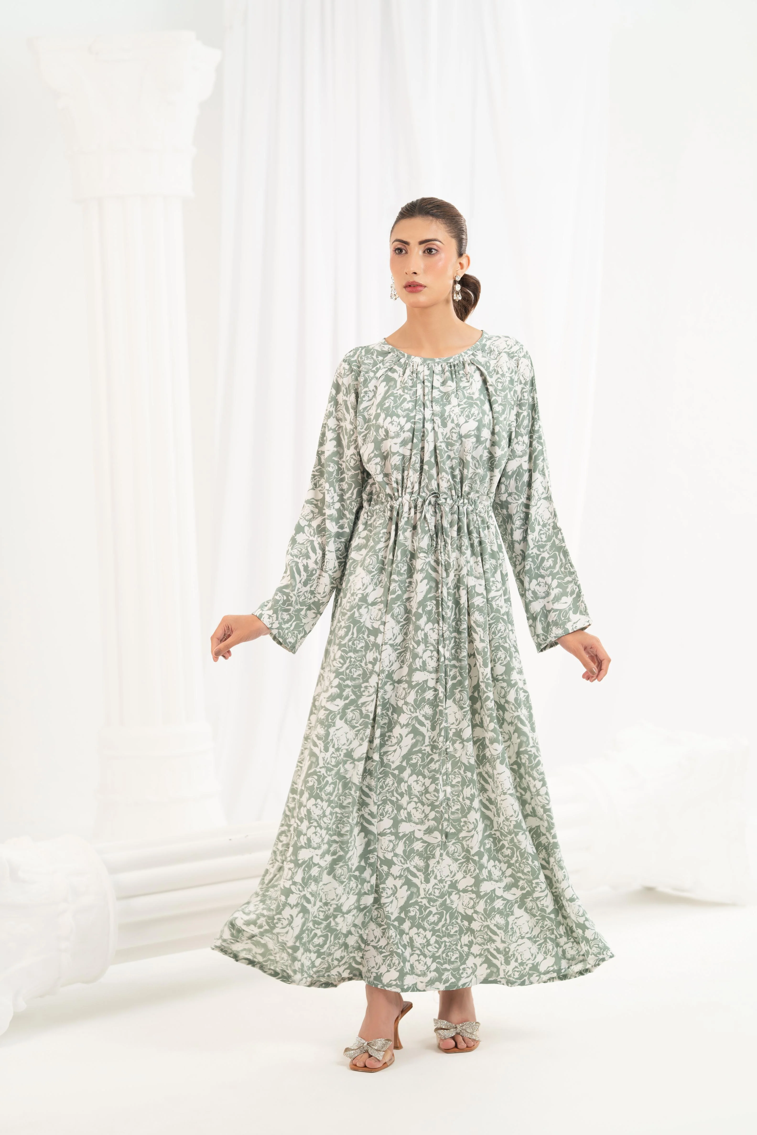 Sage Willow Printed Dress - Image 3