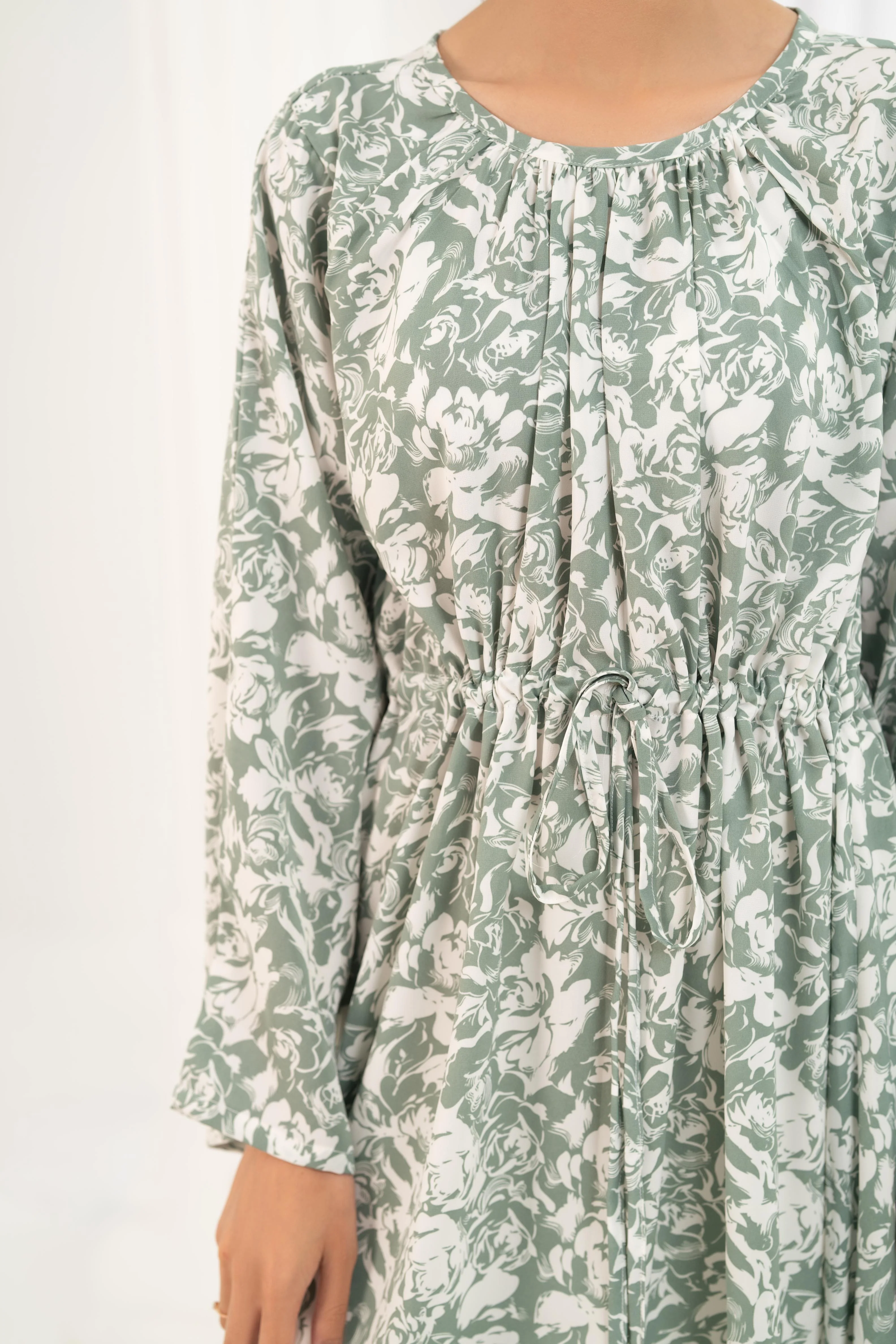 Sage Willow Printed Dress - Image 8
