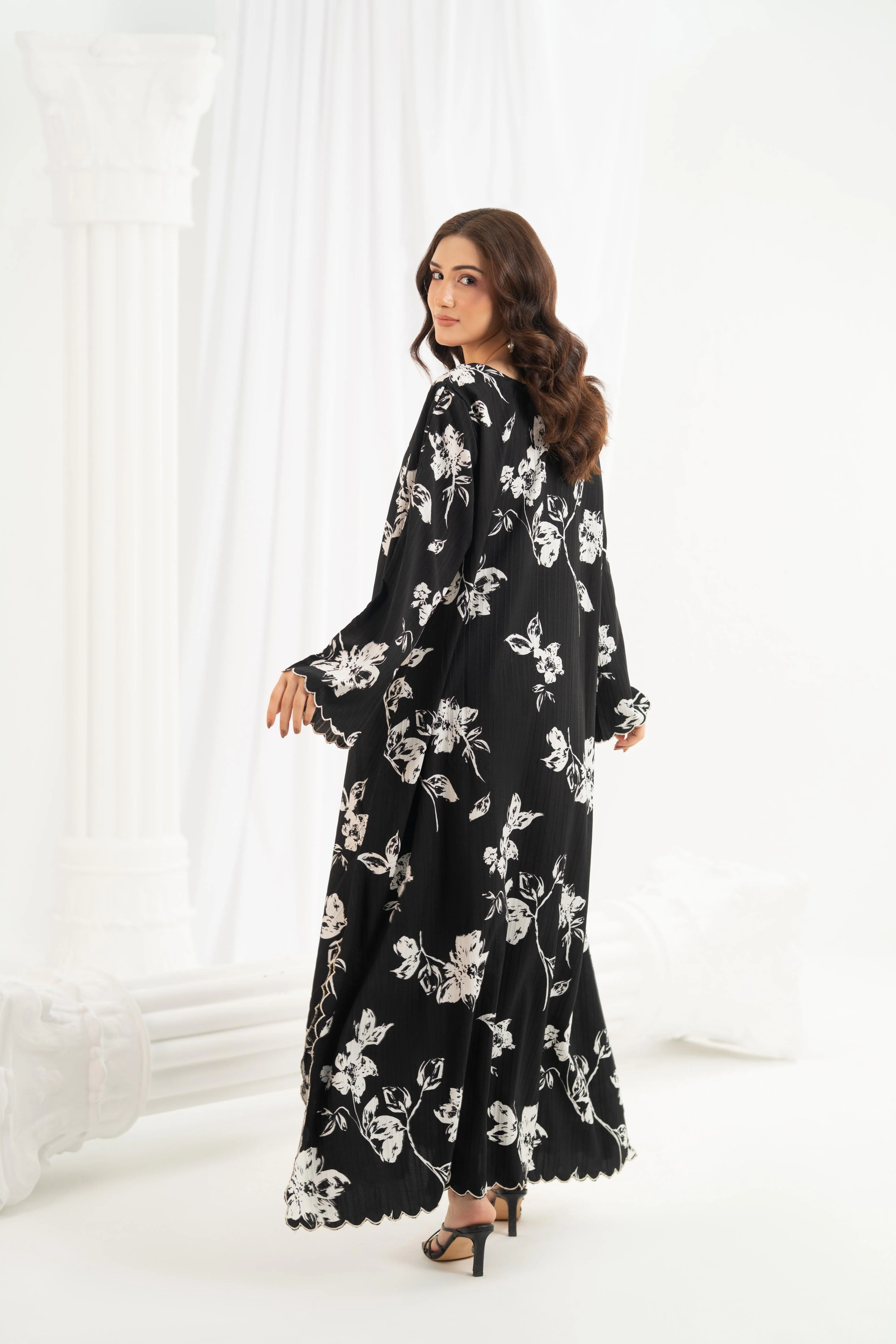 Midnight Floral Dress - Image 8