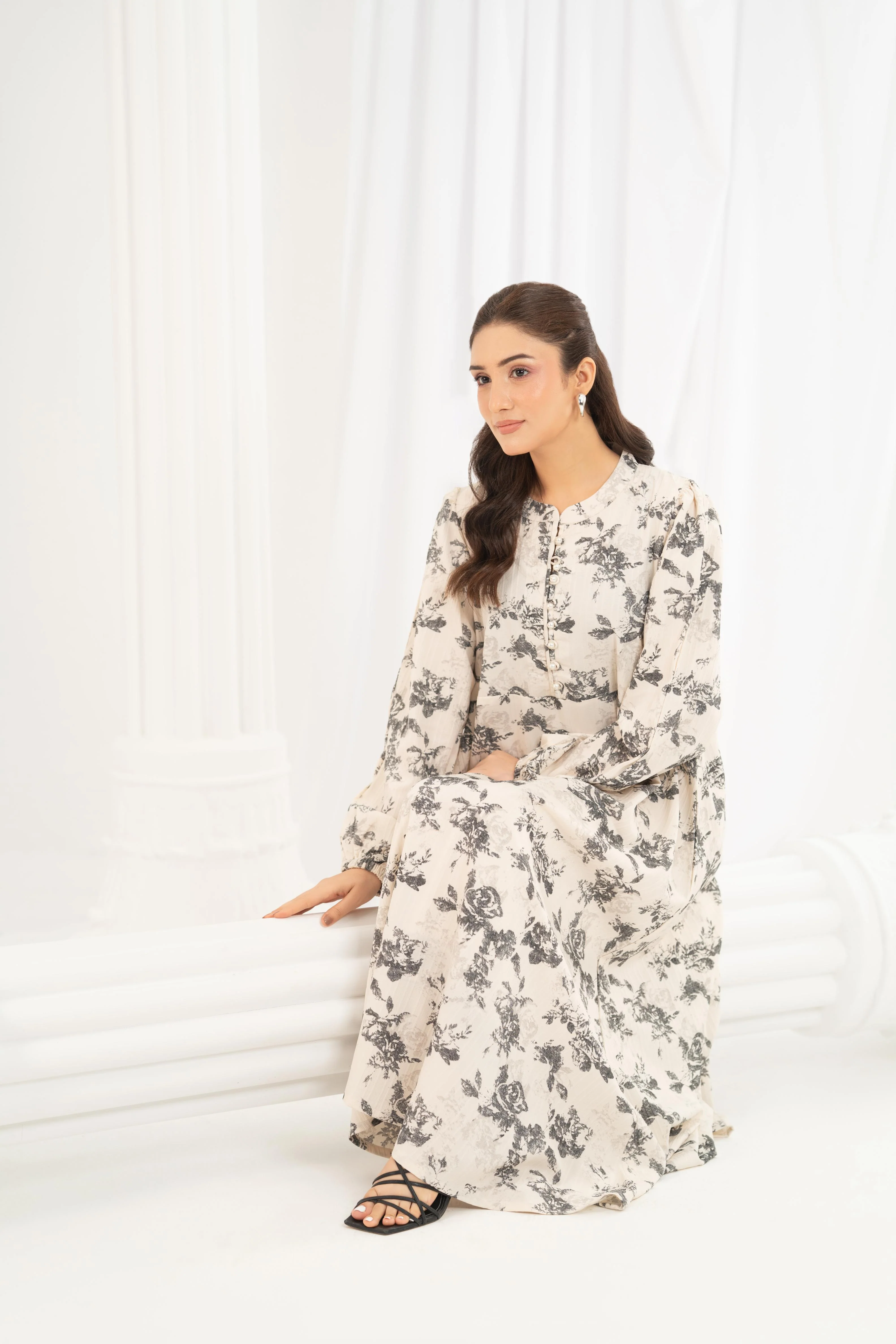 Heritage Rose Midi Dress - Image 10