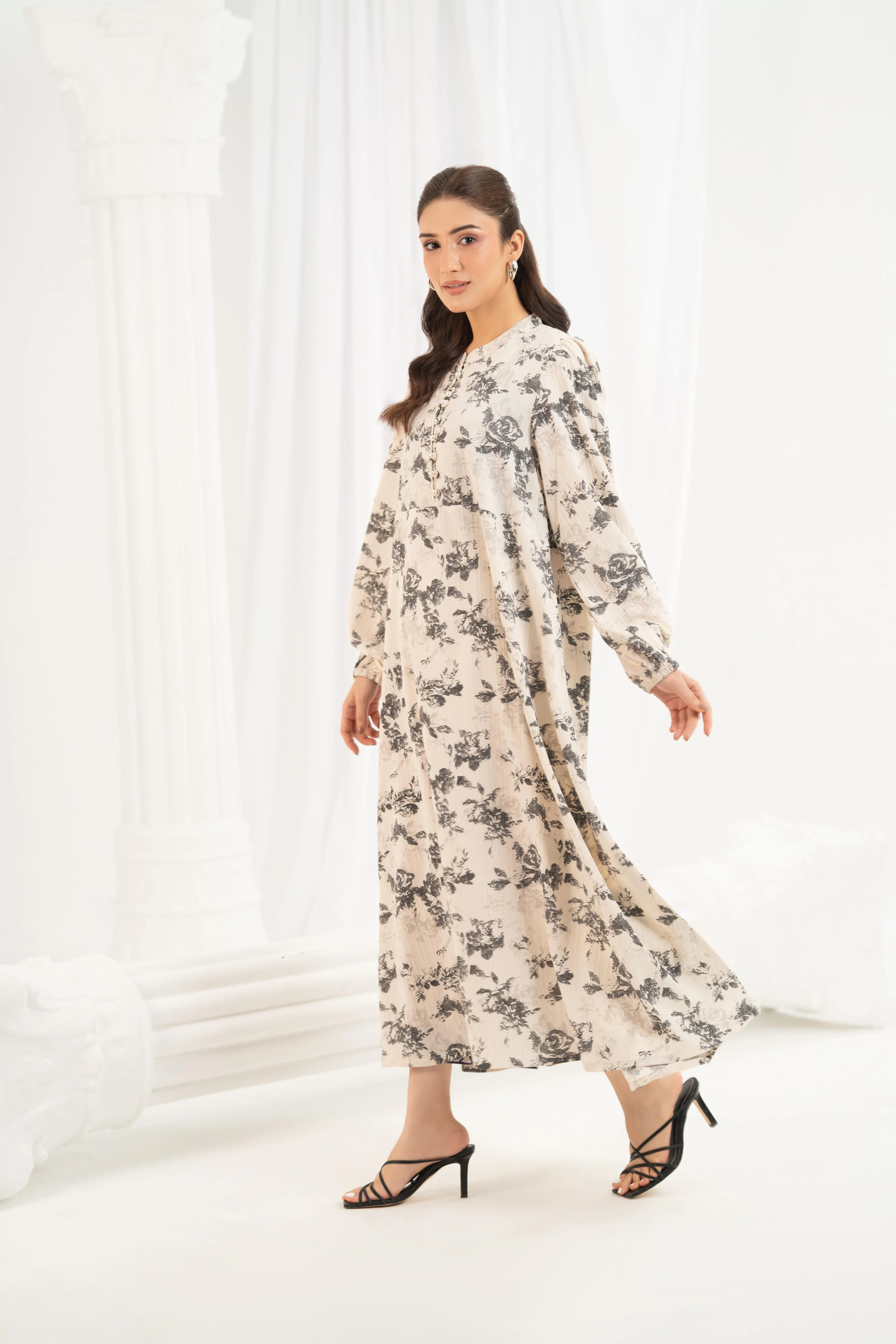 Heritage Rose Midi Dress - Image 5
