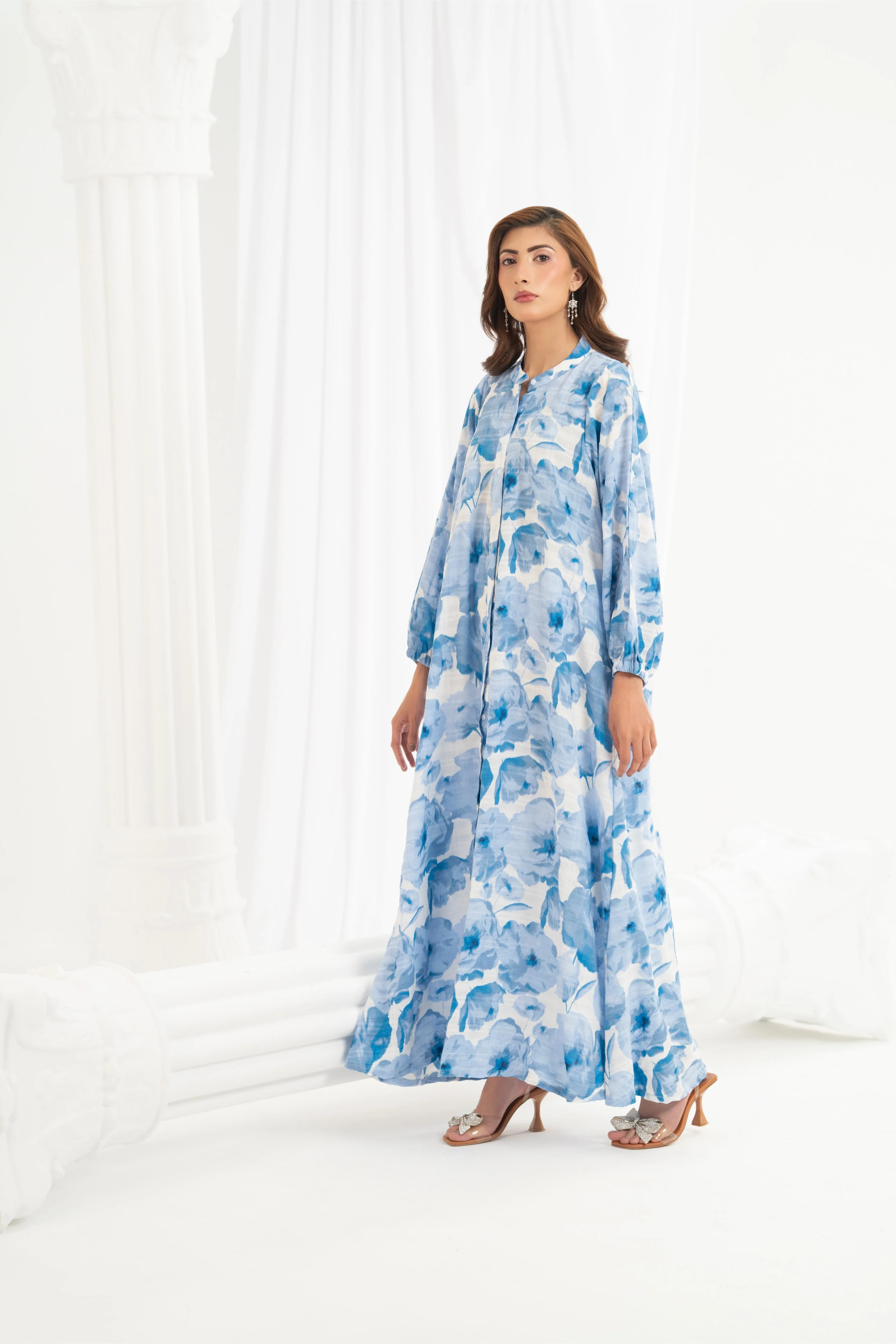 Blue Blossom Dress - Image 4