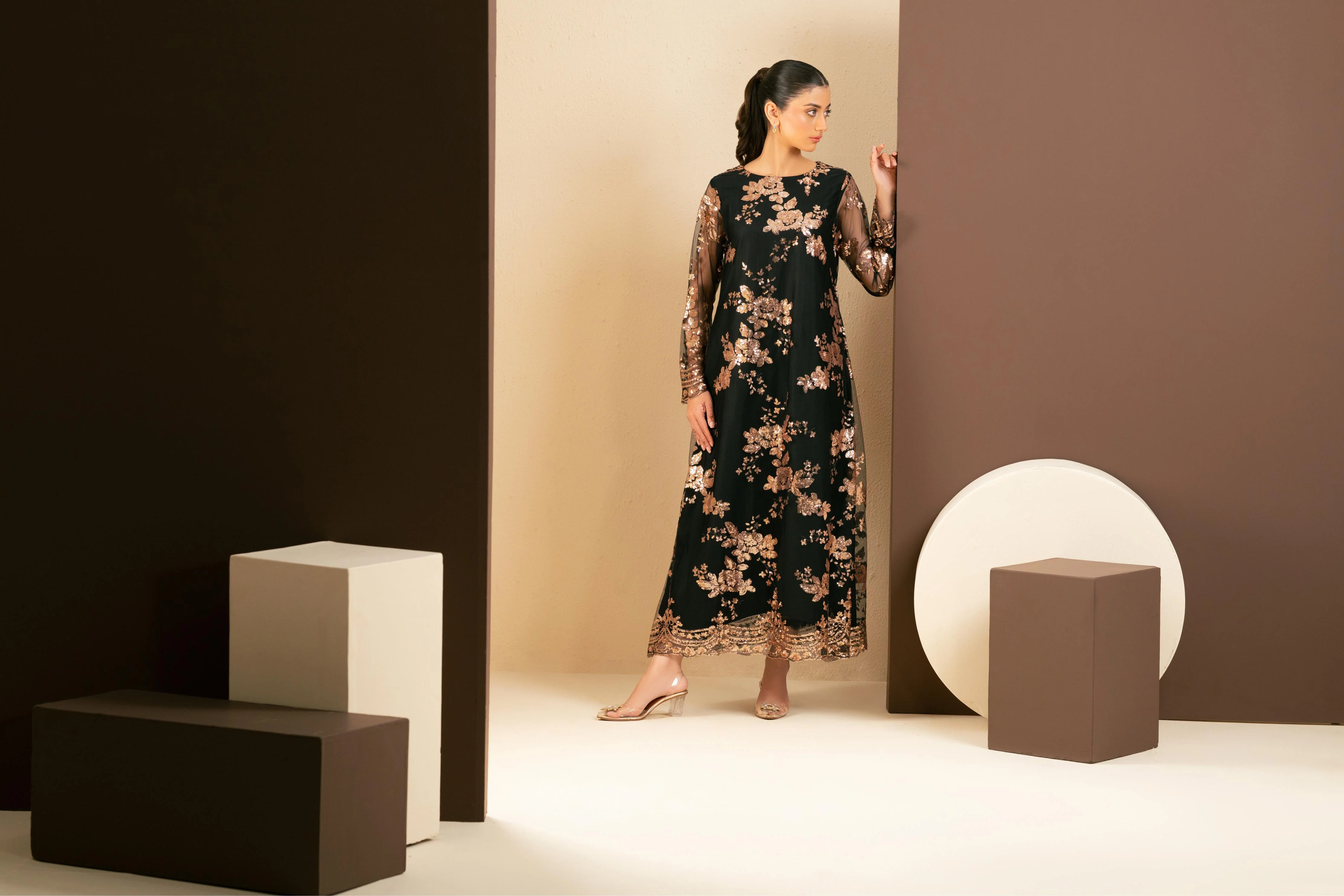 Aurielle Sequin Dress - Image 5