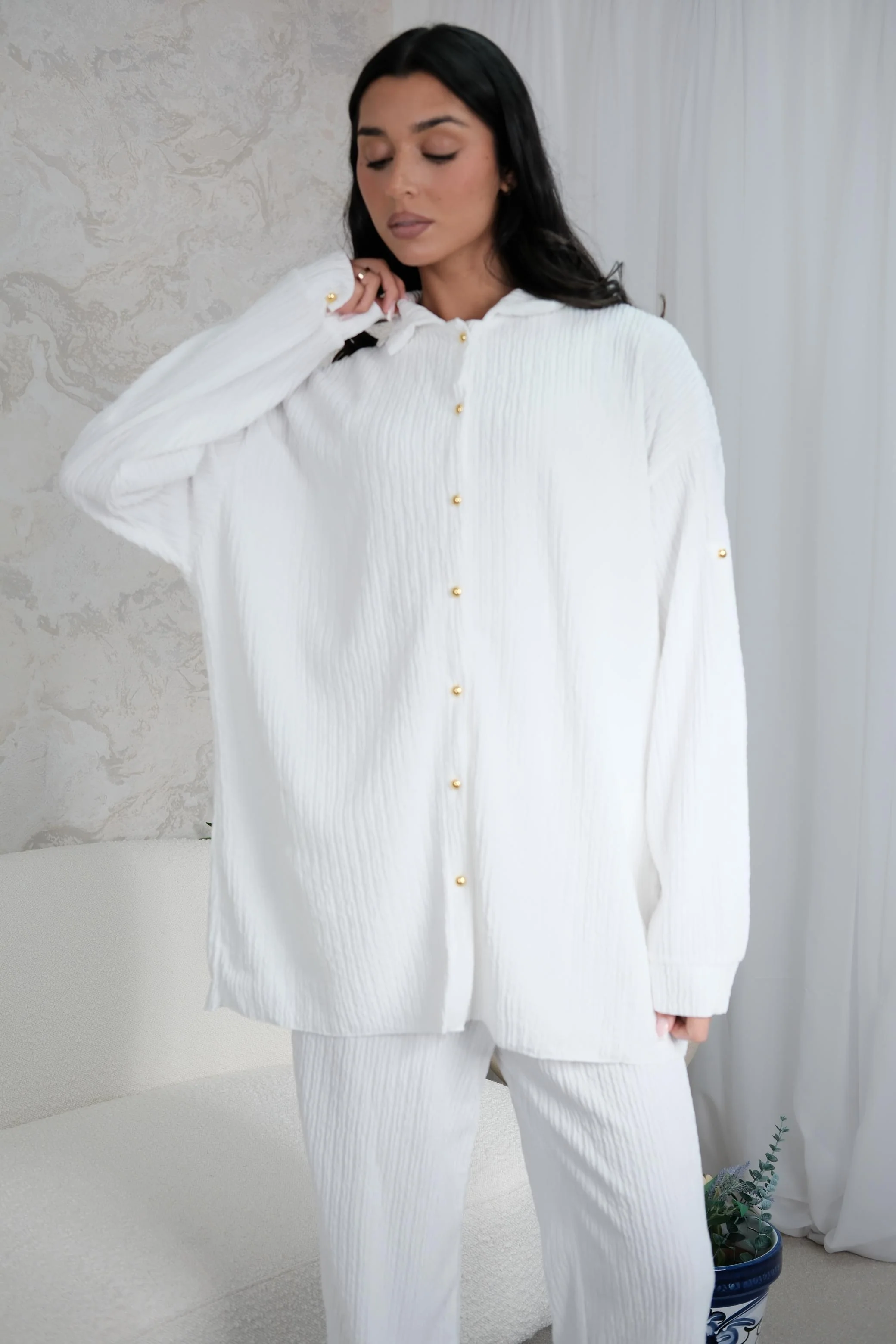 Arlette White Co-Ord - Image 5