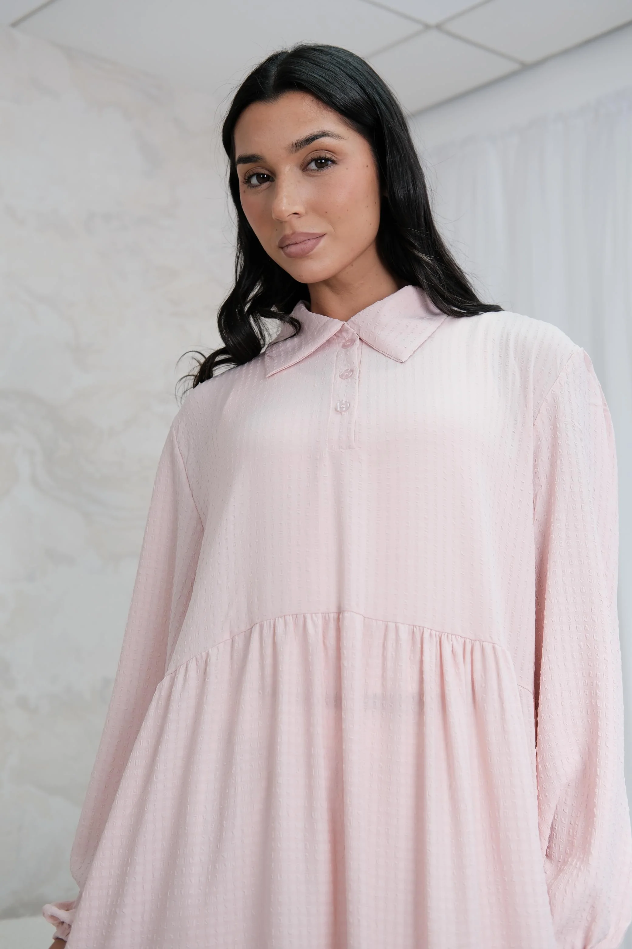 Enya Light Pink Dress - Image 2