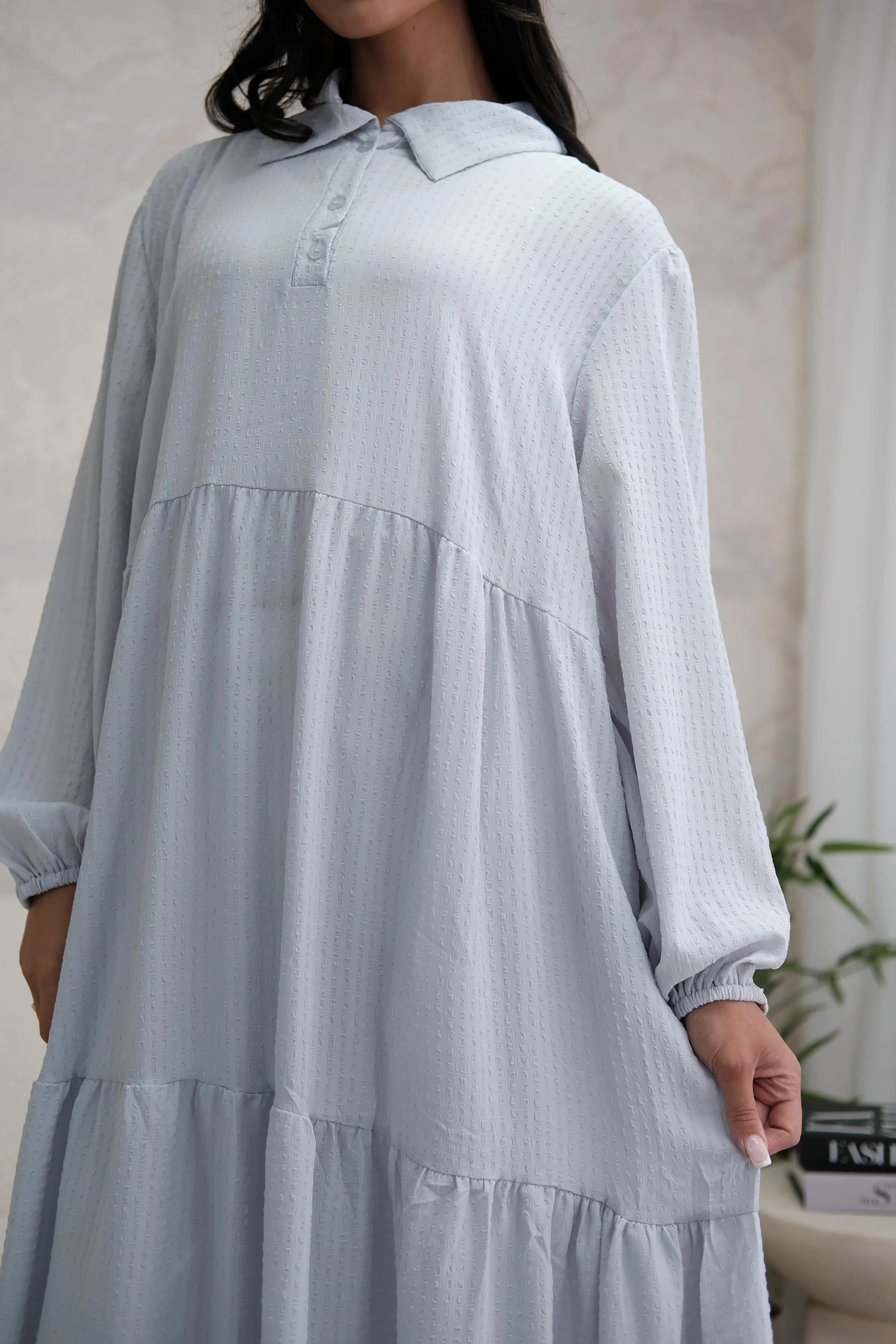 Enya Light Blue Dress - Image 4
