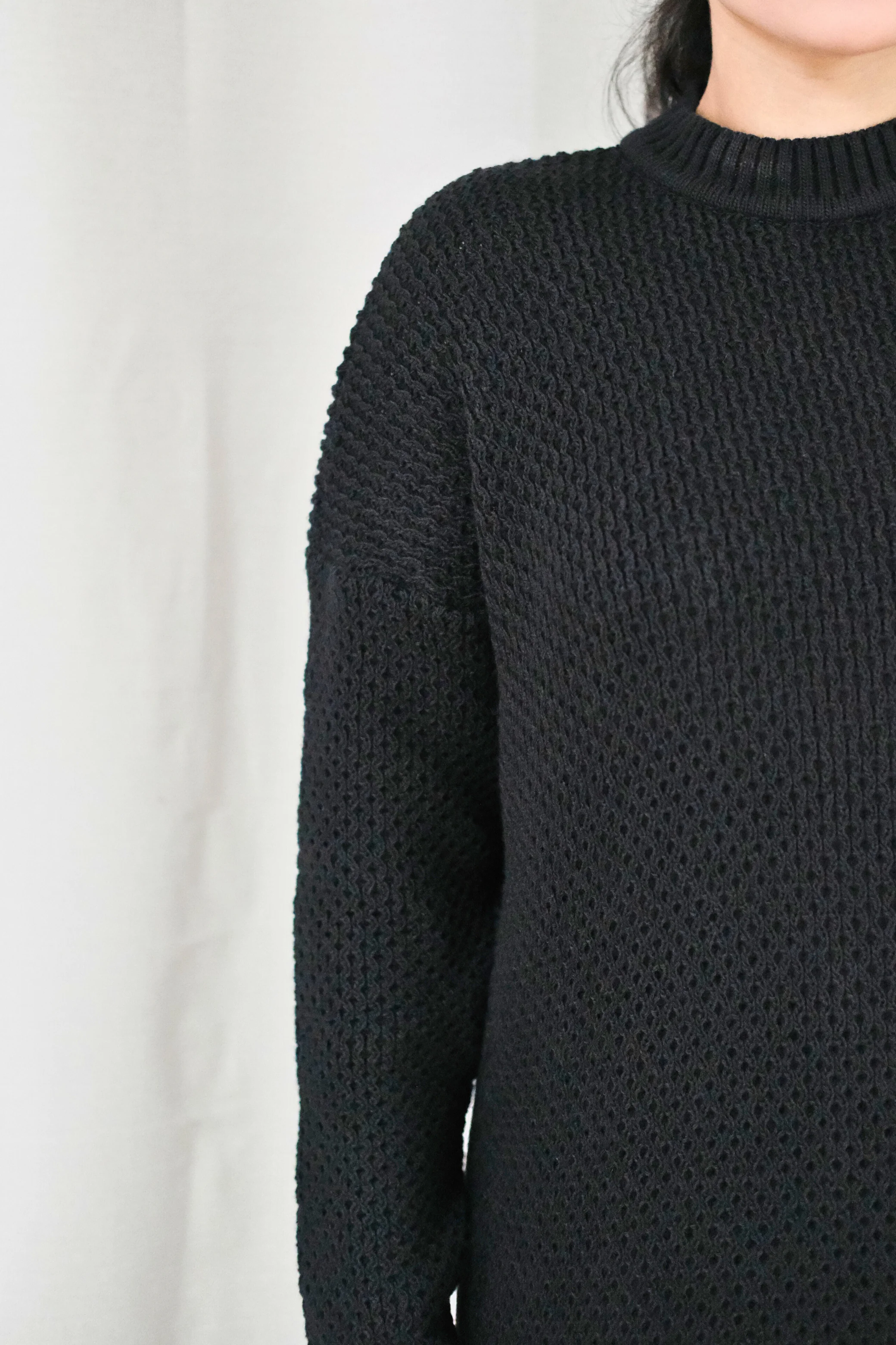 Alma Black Knit Dress - Image 4