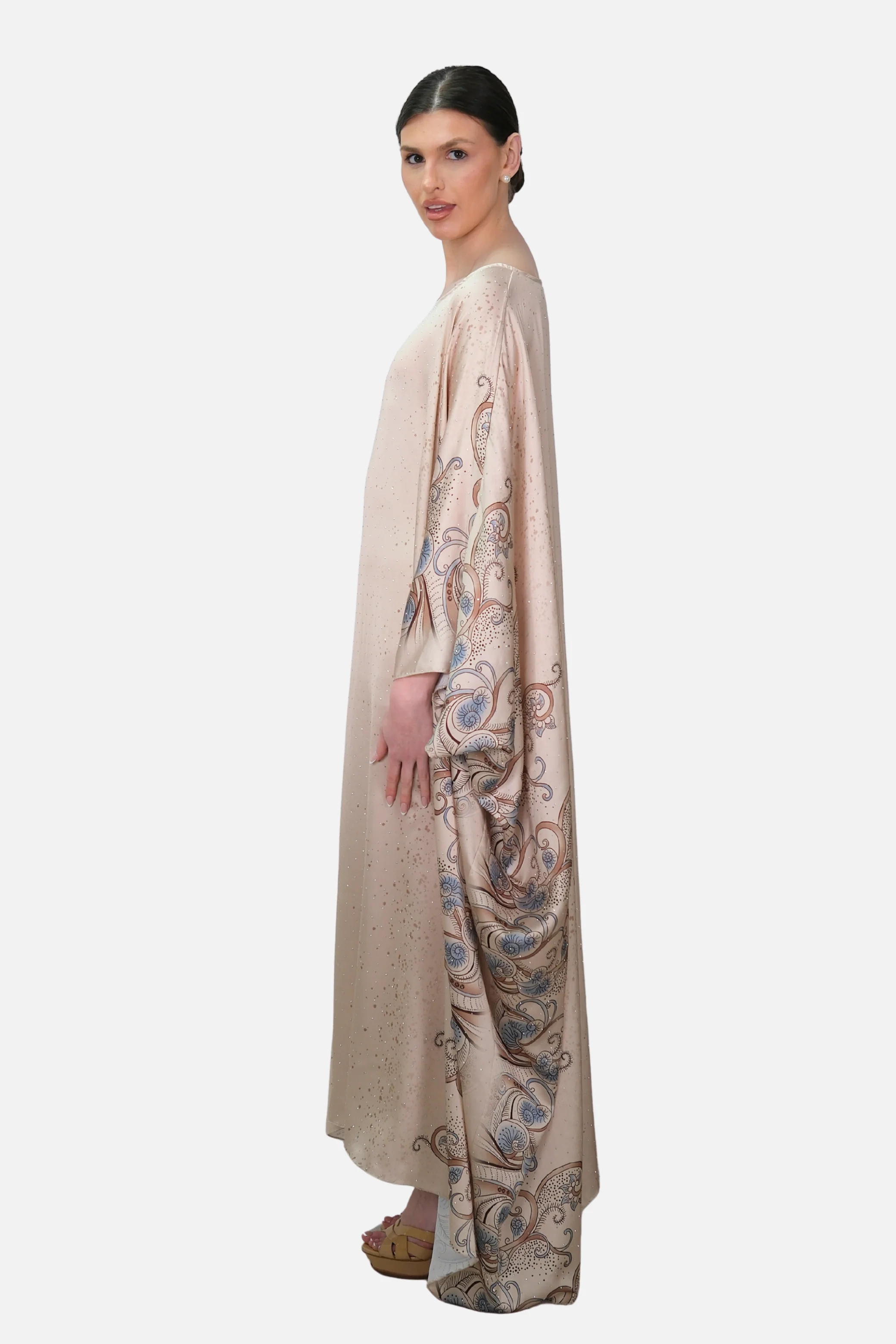 Raya Stone Printed Kaftan - Image 4
