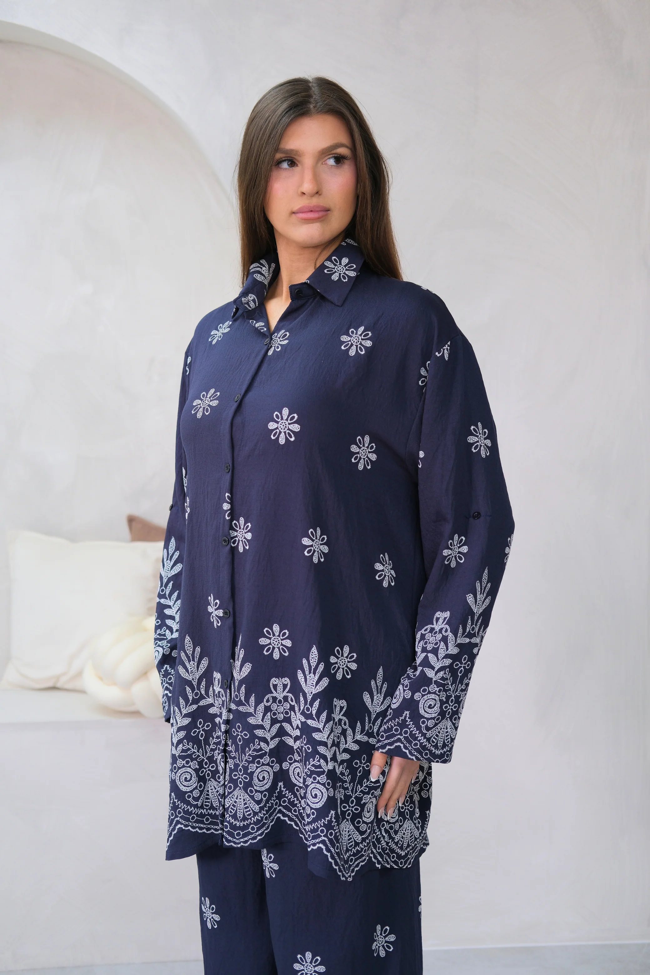 Indigo Fleur Navy Co-Ord - Image 2