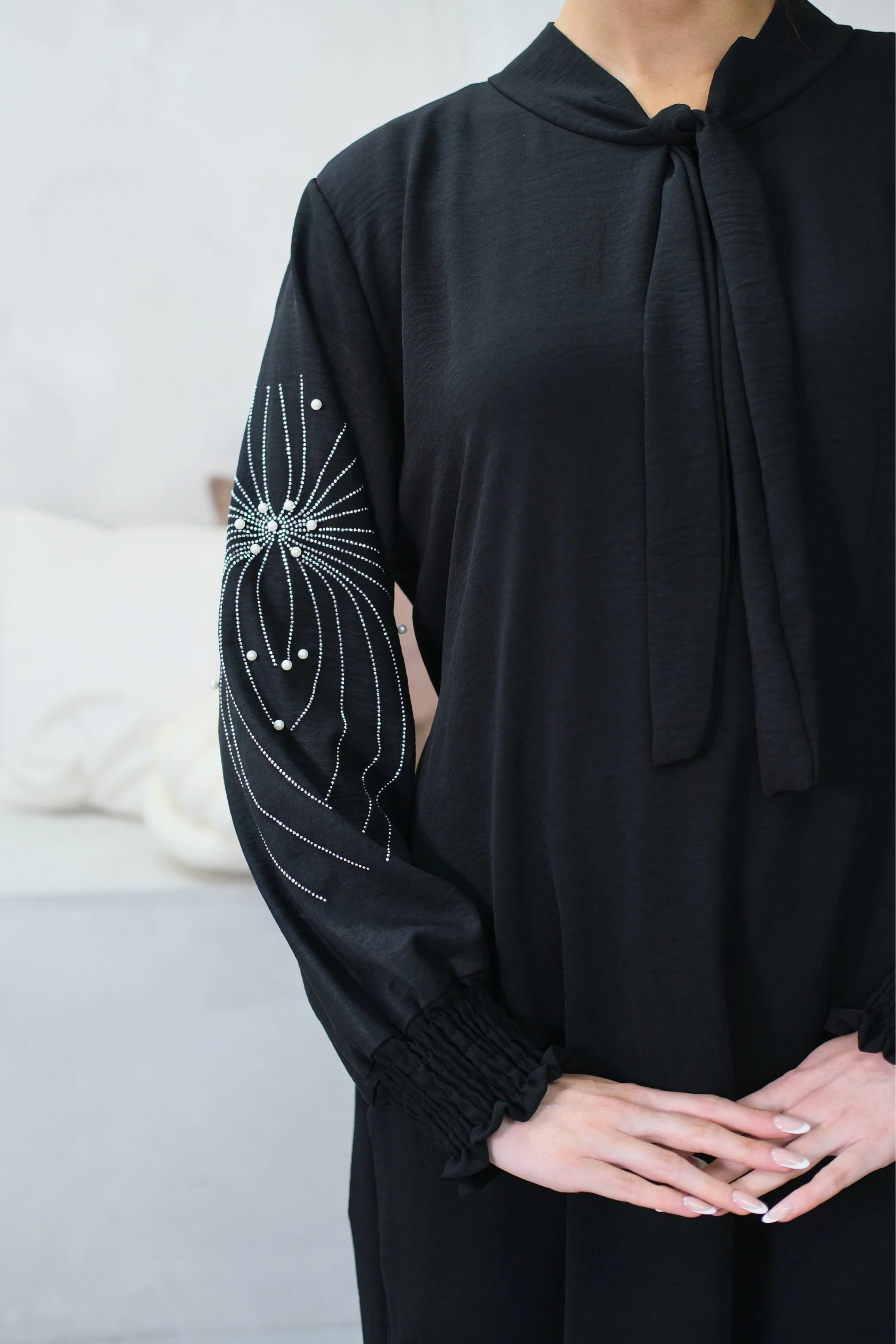 Elan Embellished Black Co-ord - Image 7