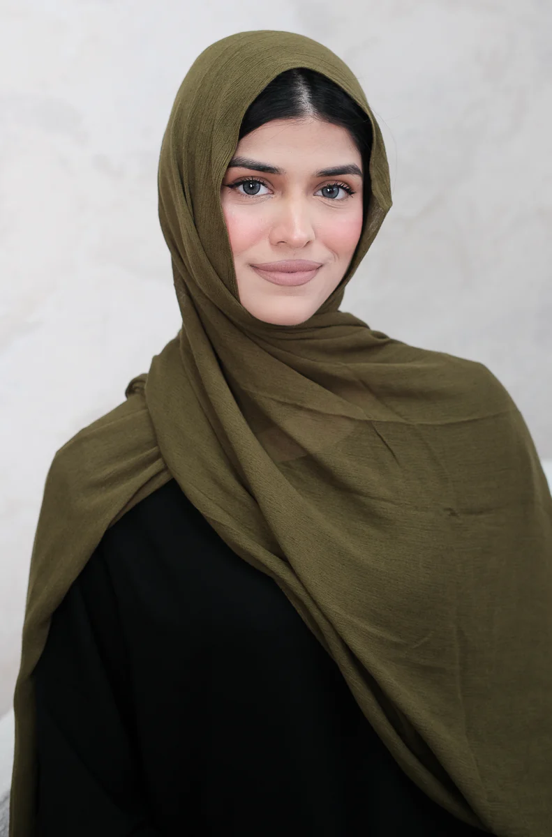 Olive Rayon Vogue Hijab