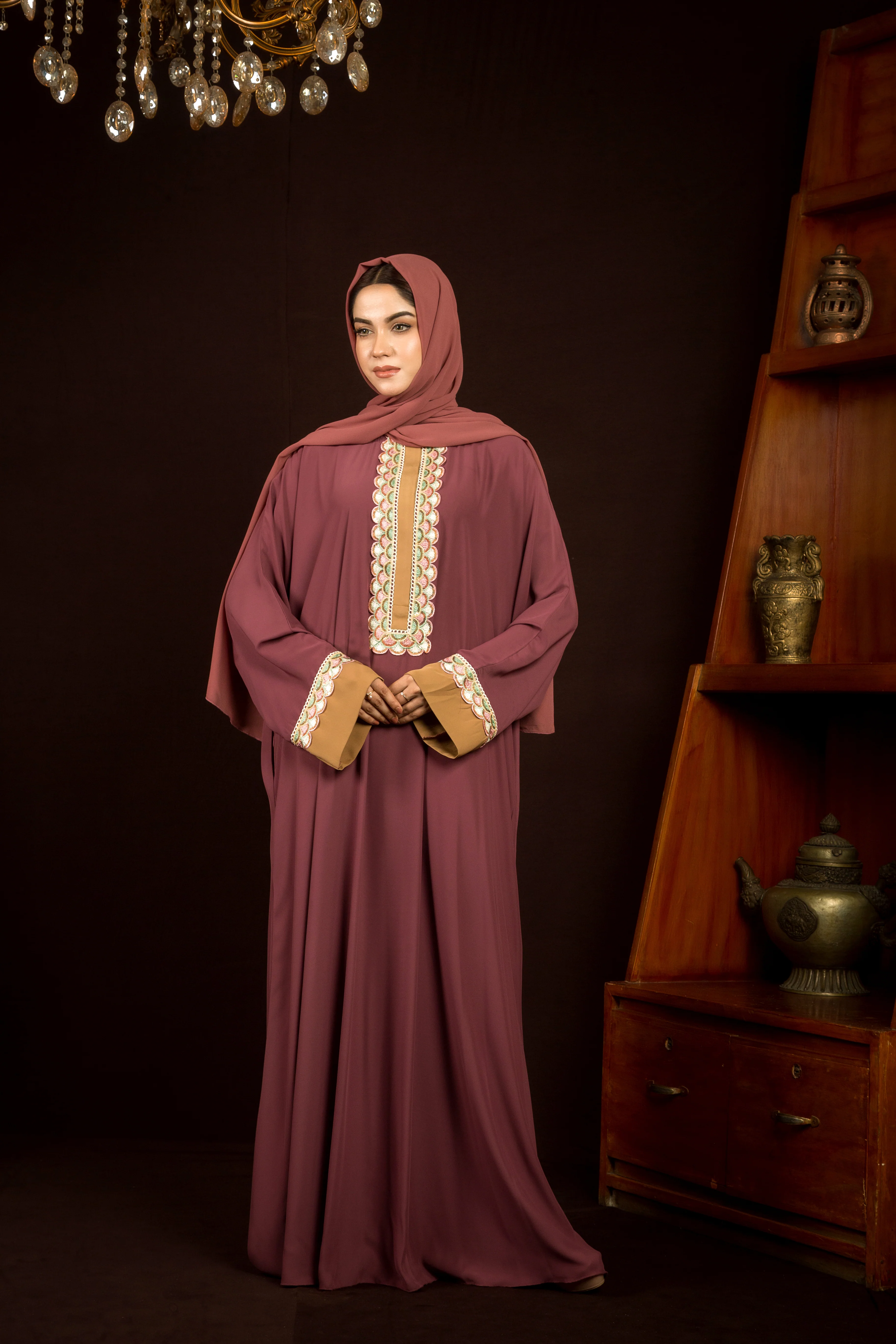 Raya Plum Abaya - Image 3