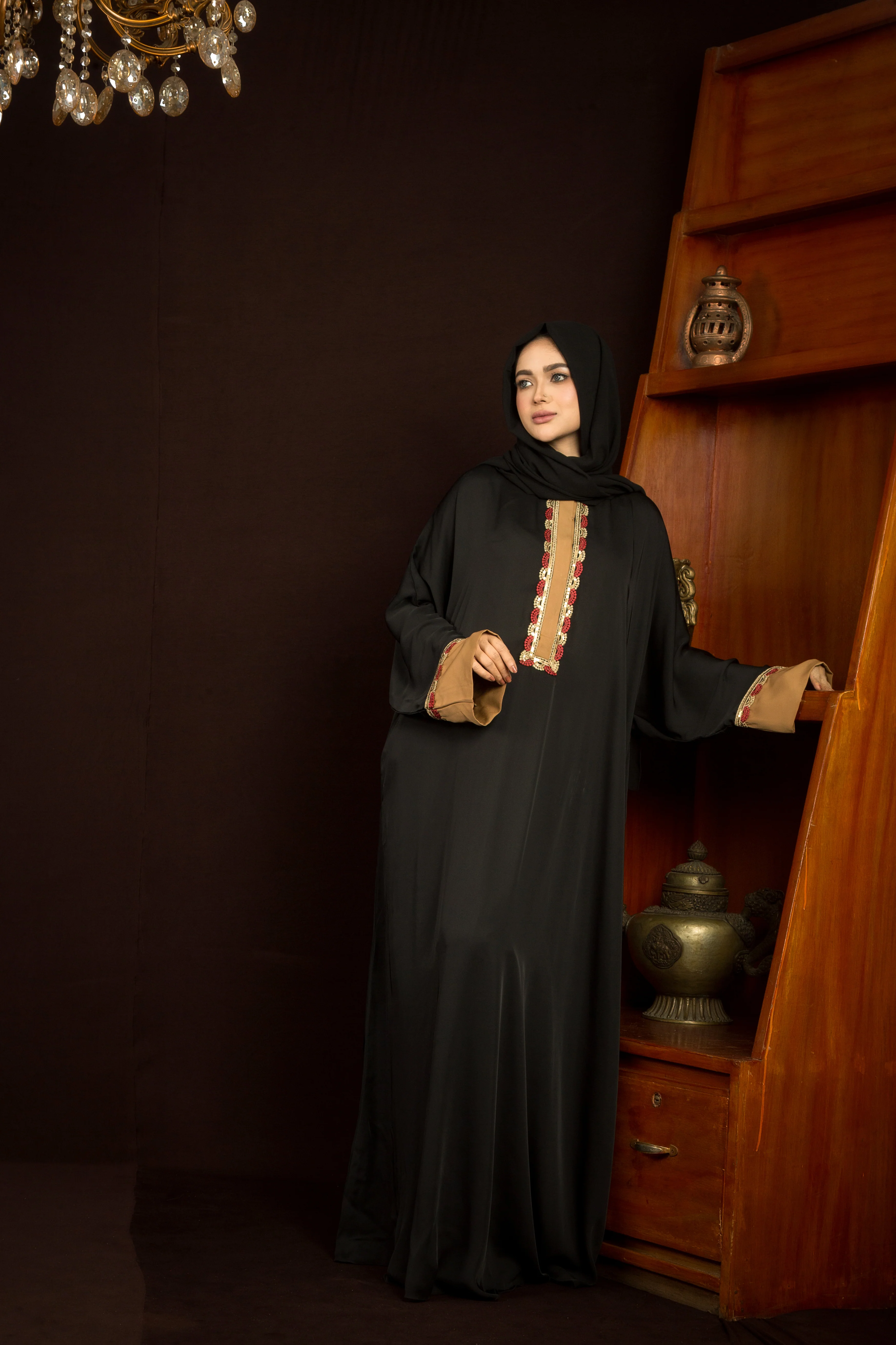 Raya Black Abaya - Image 4