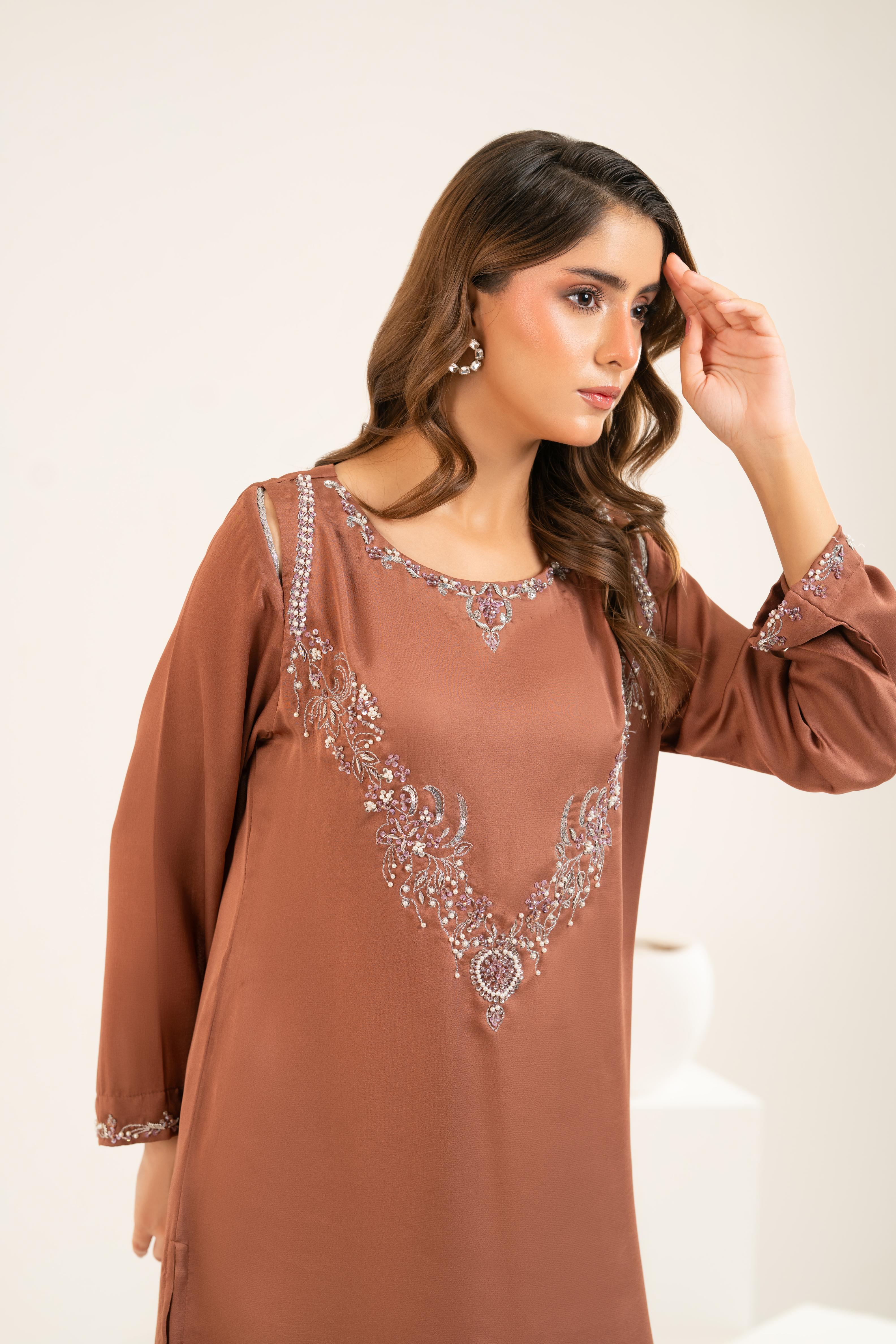 Verdant Brown Satin - Image 7