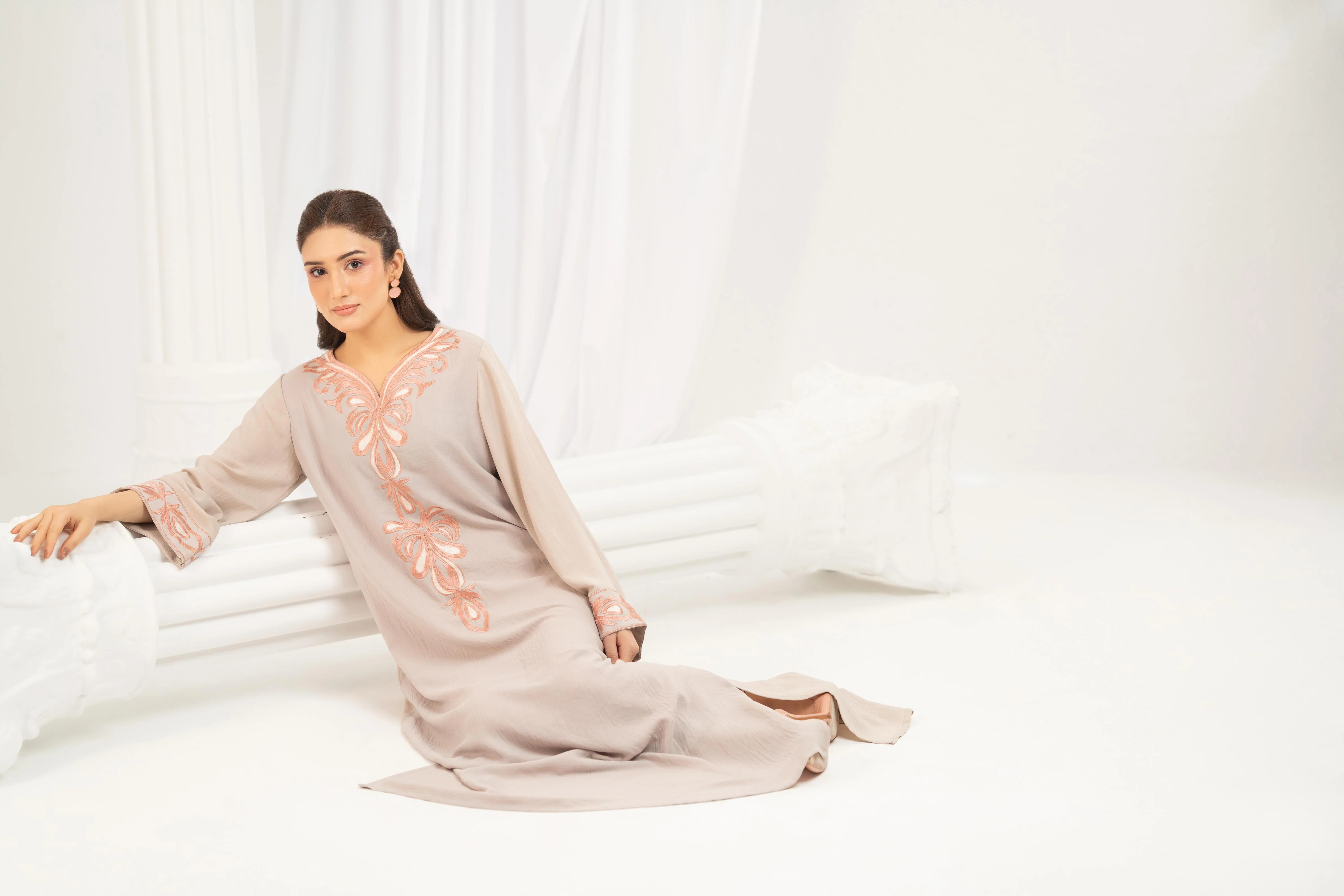 Grace Embroidery Dress - Image 12