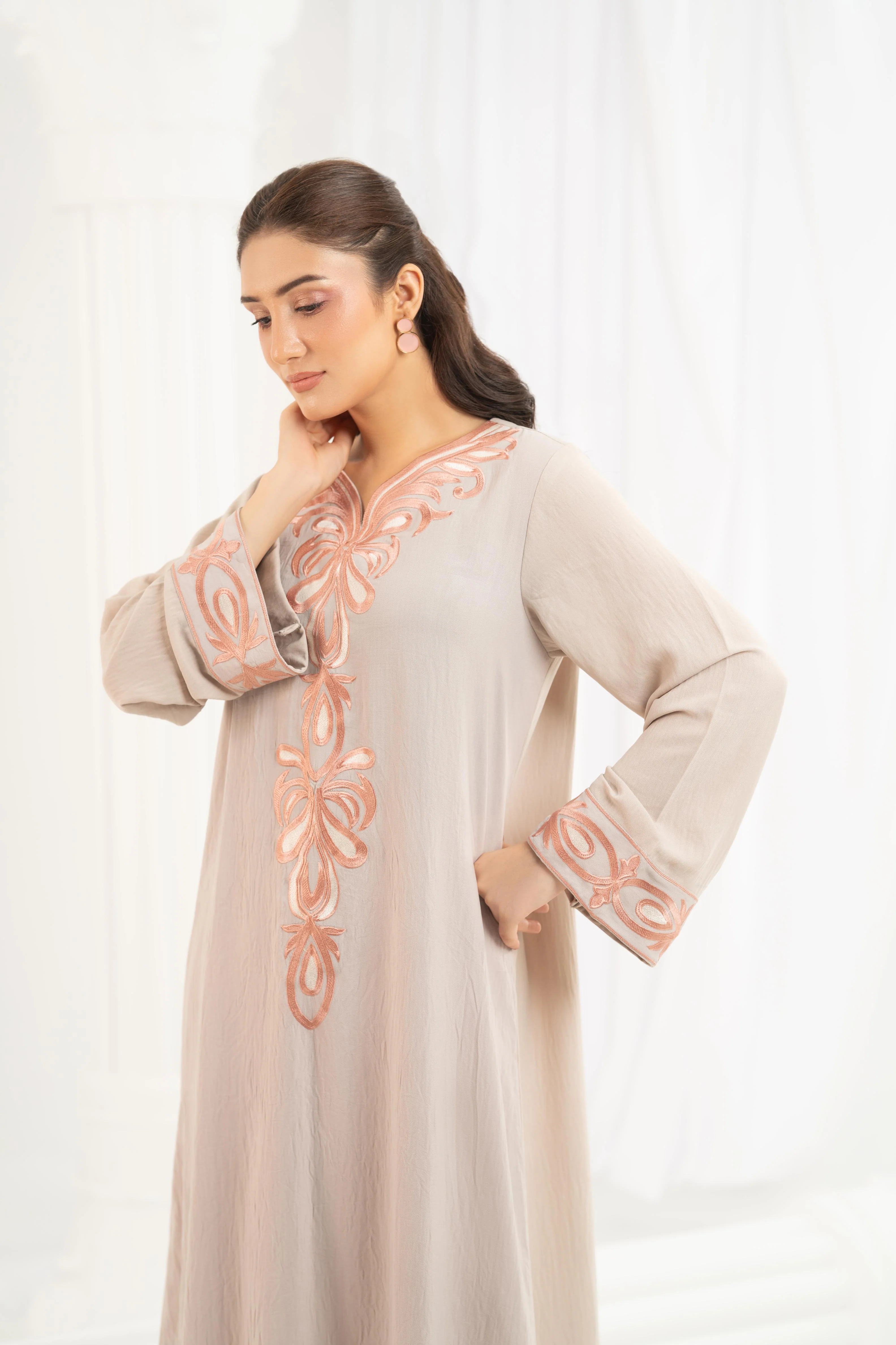 Grace Embroidery Dress - Image 7