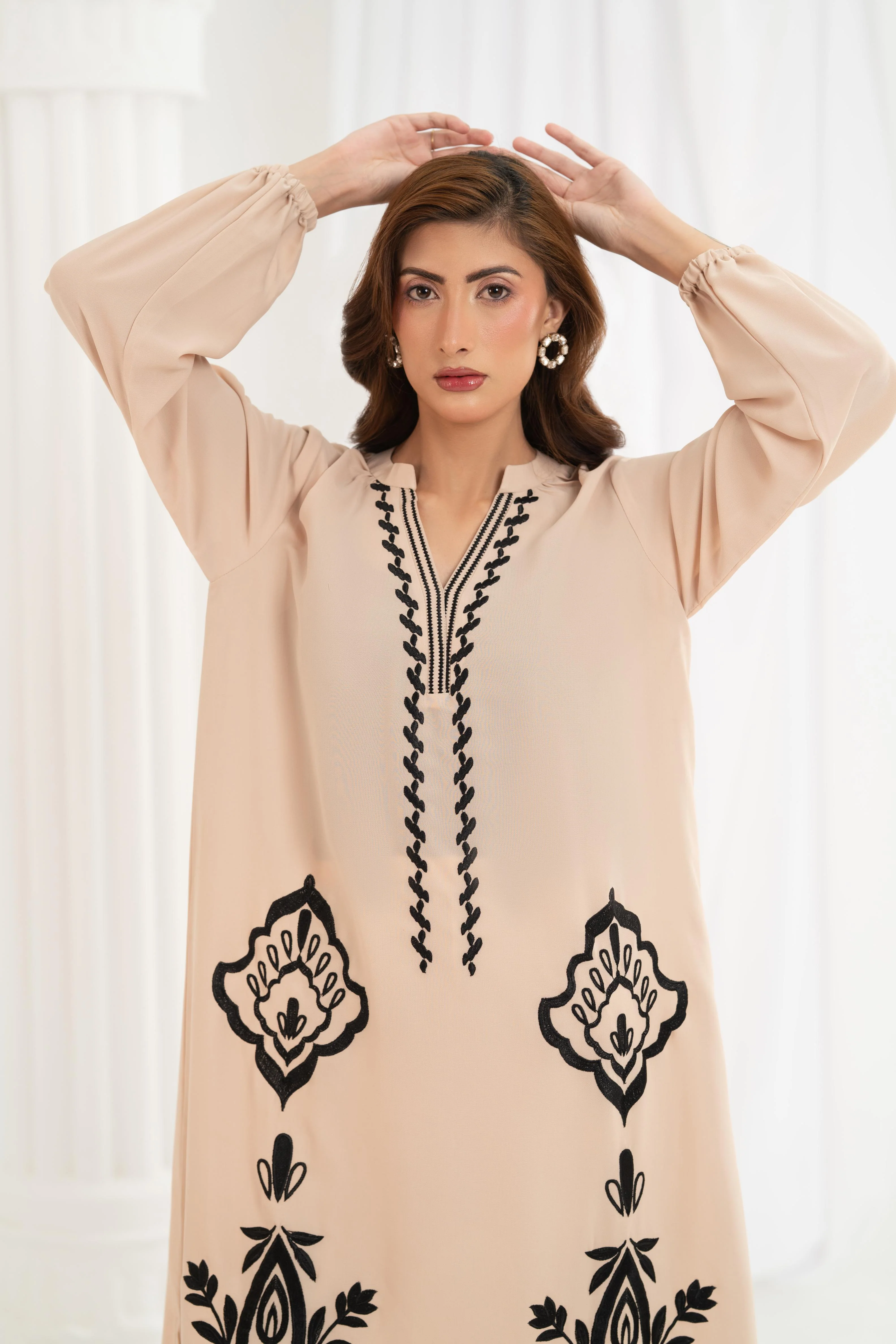 Timeless Embroidery Dress - Image 5